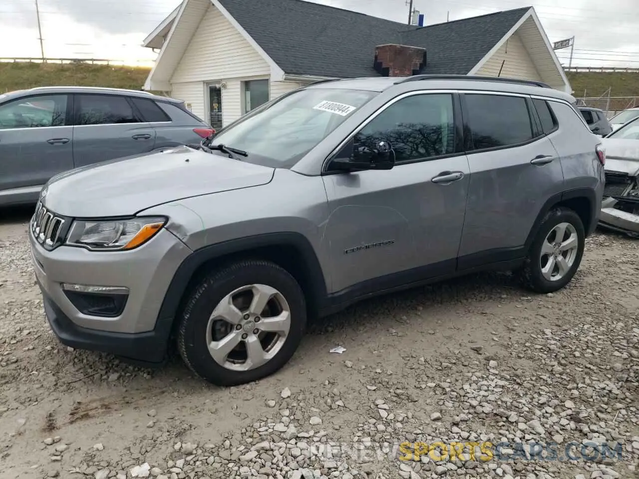 1 fotografías del automóvil dañado 3C4NJDBB6LT100572 JEEP COMPASS 2020