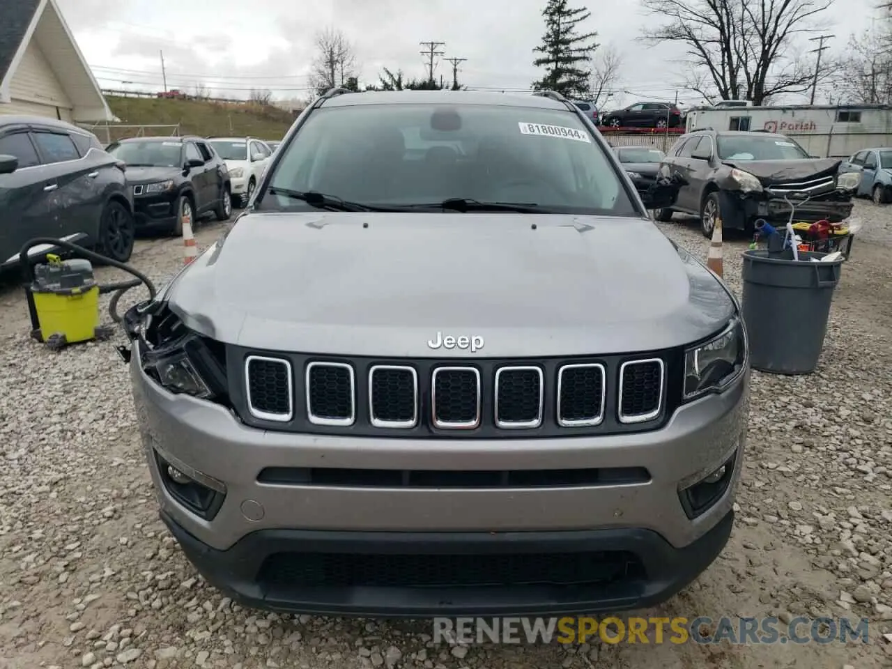 5 fotografías del automóvil dañado 3C4NJDBB6LT100572 JEEP COMPASS 2020