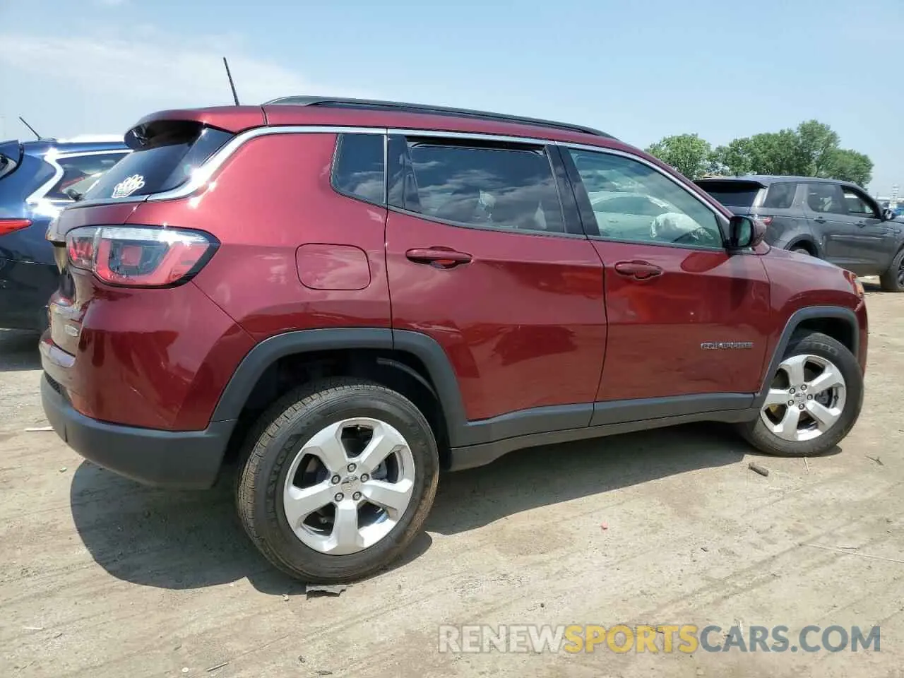 3 fotografías del automóvil dañado 3C4NJDBB7LT165222 JEEP COMPASS 2020