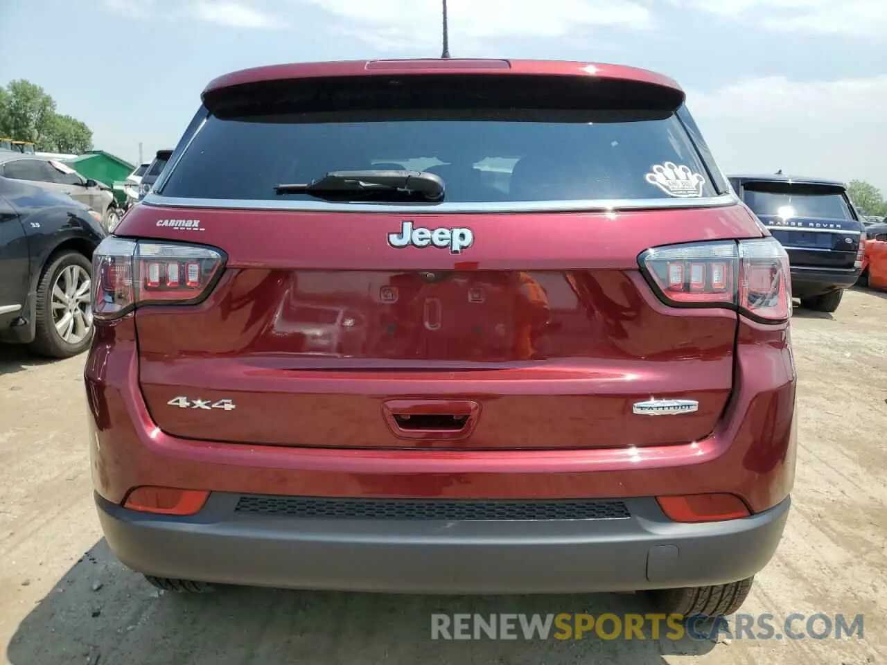 6 fotografías del automóvil dañado 3C4NJDBB7LT165222 JEEP COMPASS 2020