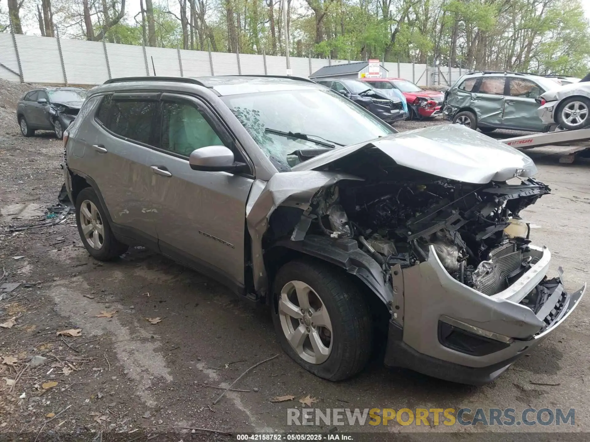 1 fotografías del automóvil dañado 3C4NJDBB7LT240789 JEEP COMPASS 2020