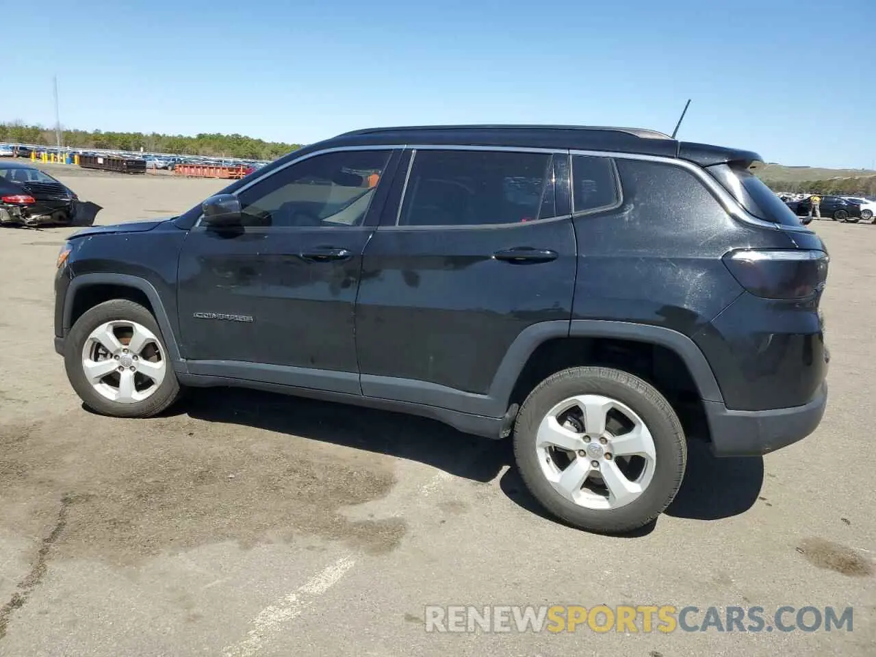 2 fotografías del automóvil dañado 3C4NJDBB8LT100590 JEEP COMPASS 2020