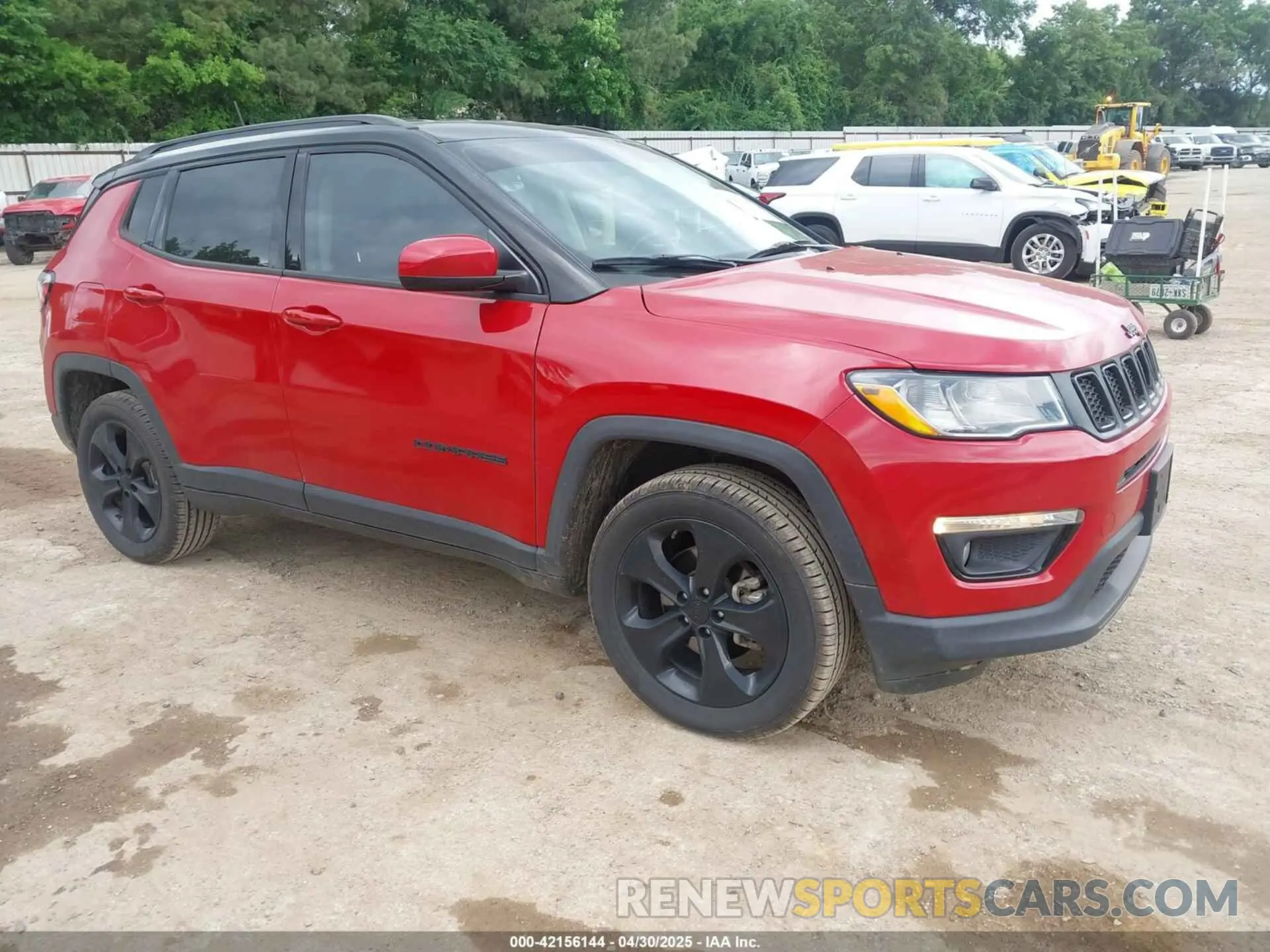 1 fotografías del automóvil dañado 3C4NJDBB8LT133542 JEEP COMPASS 2020