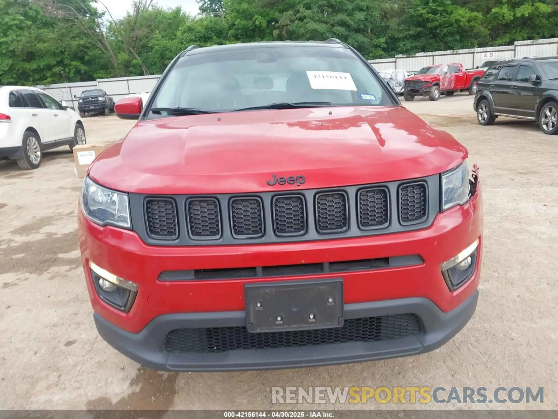 12 fotografías del automóvil dañado 3C4NJDBB8LT133542 JEEP COMPASS 2020