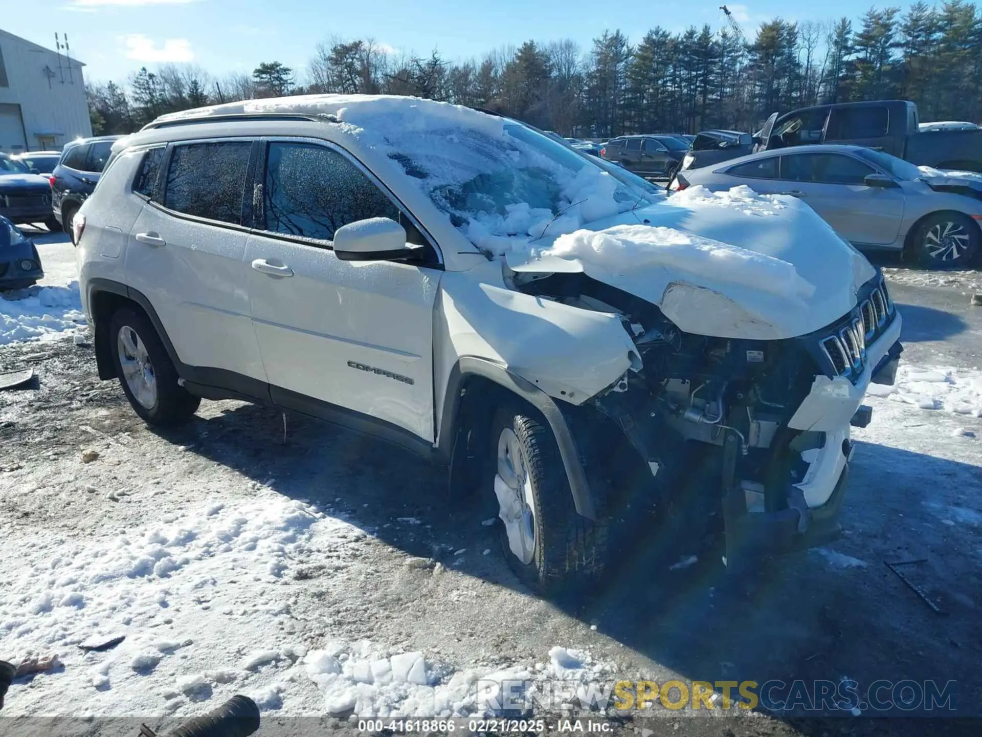 1 fotografías del automóvil dañado 3C4NJDBB9LT112280 JEEP COMPASS 2020