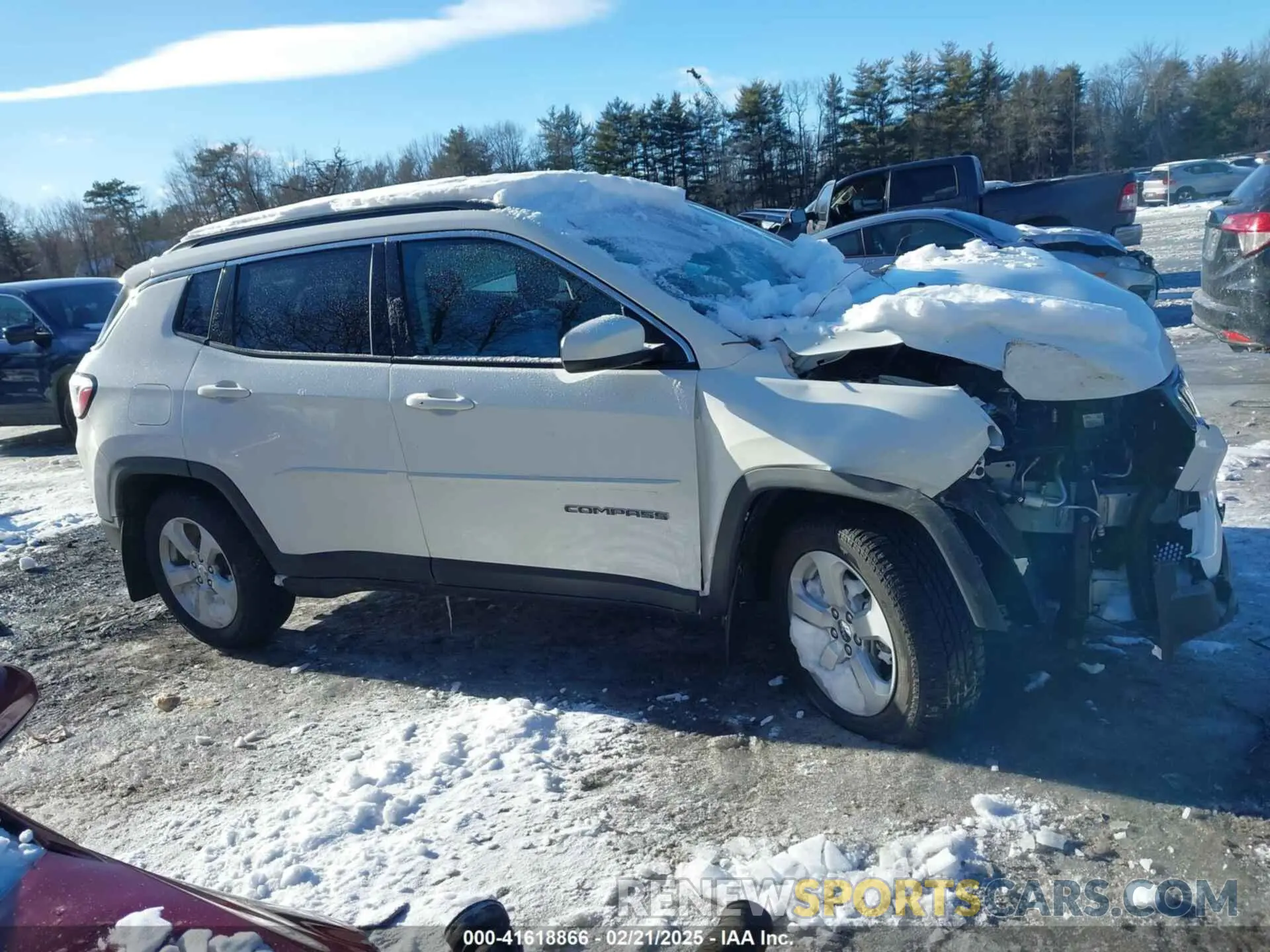 12 fotografías del automóvil dañado 3C4NJDBB9LT112280 JEEP COMPASS 2020