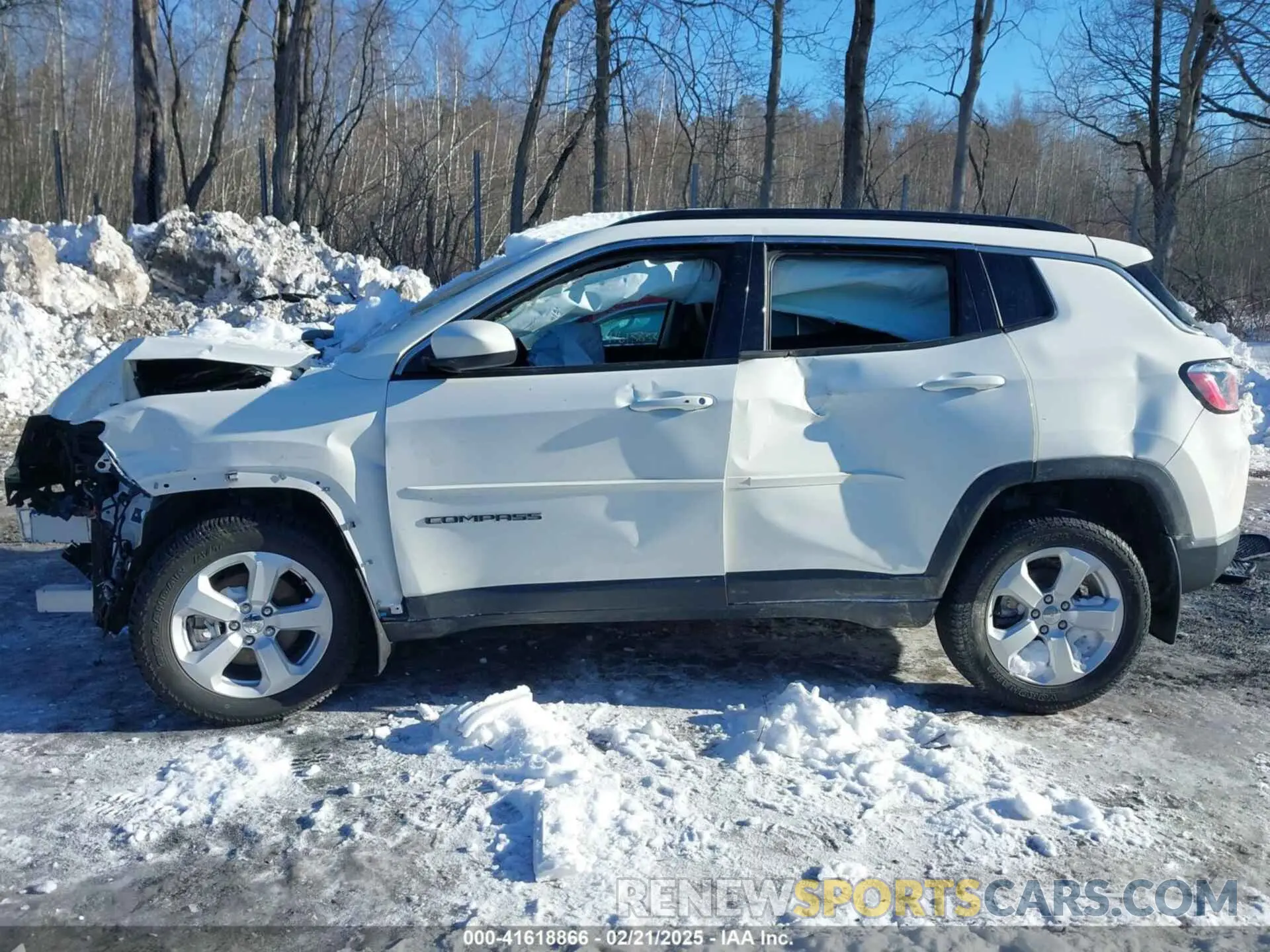 13 fotografías del automóvil dañado 3C4NJDBB9LT112280 JEEP COMPASS 2020