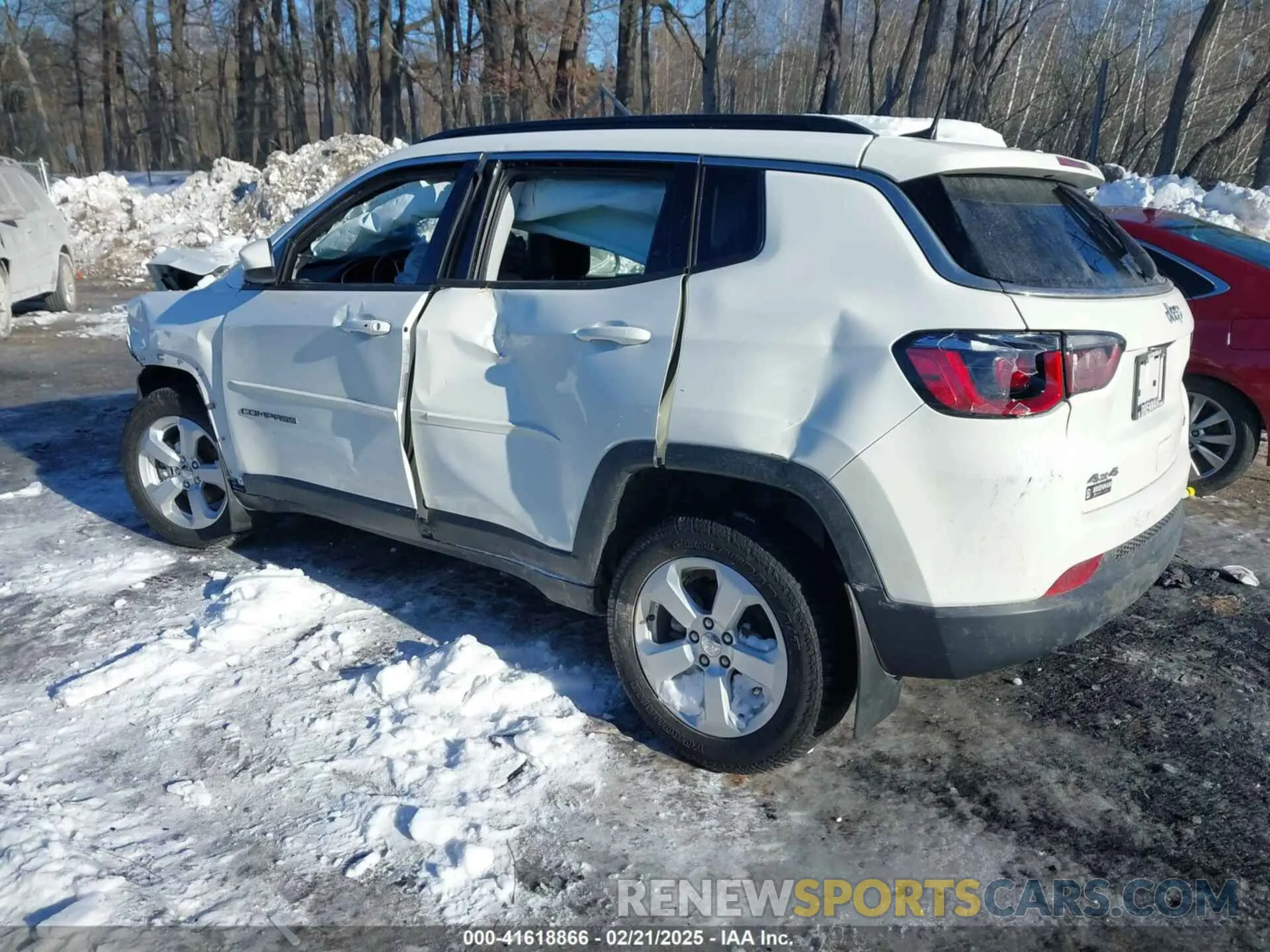 3 fotografías del automóvil dañado 3C4NJDBB9LT112280 JEEP COMPASS 2020