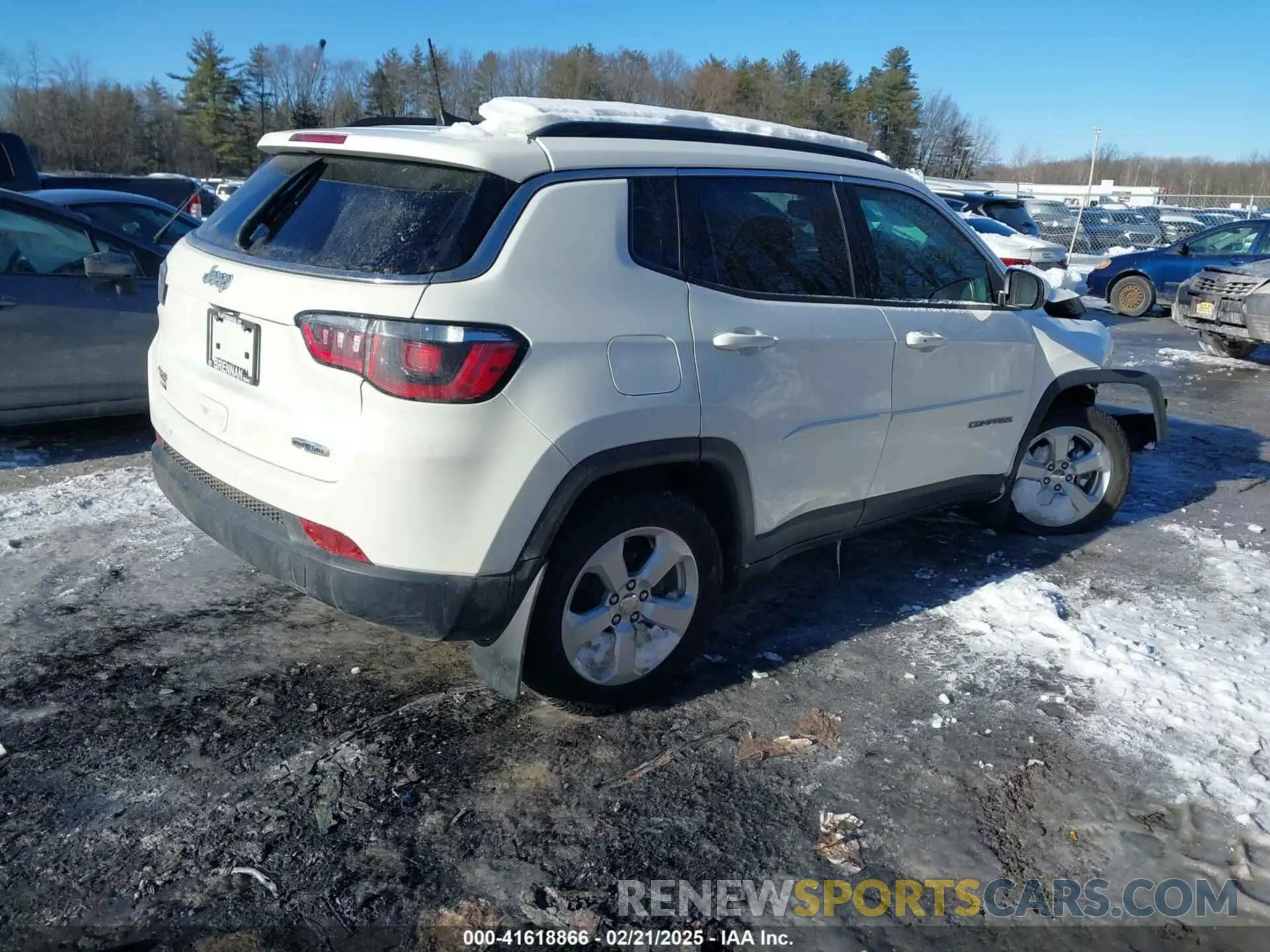 4 fotografías del automóvil dañado 3C4NJDBB9LT112280 JEEP COMPASS 2020