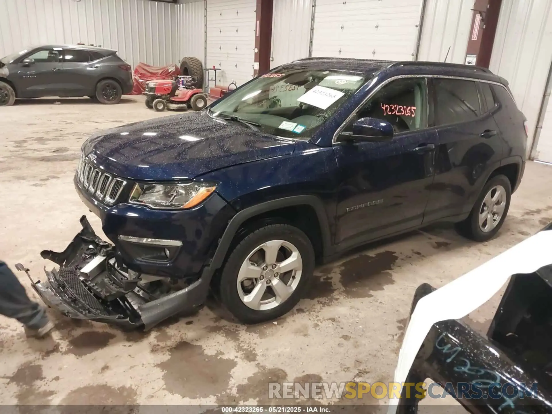 2 fotografías del automóvil dañado 3C4NJDBB9LT124543 JEEP COMPASS 2020