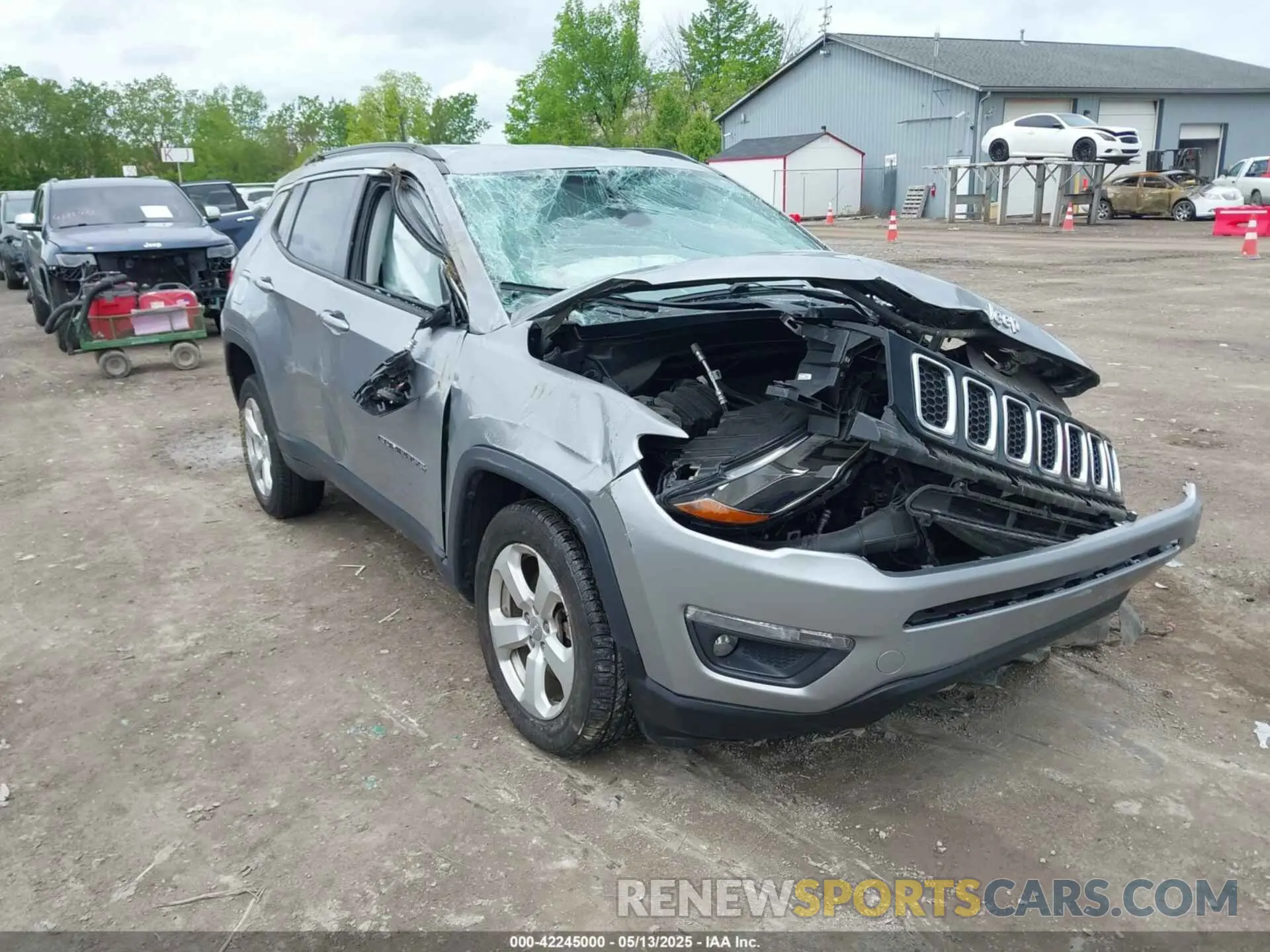 1 fotografías del automóvil dañado 3C4NJDBB9LT252474 JEEP COMPASS 2020
