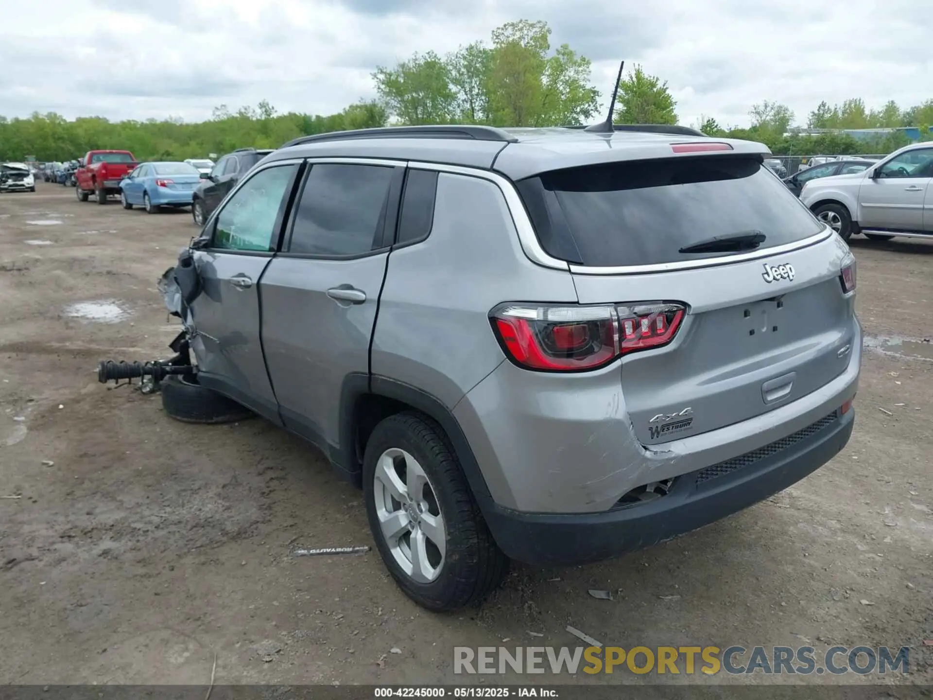 3 fotografías del automóvil dañado 3C4NJDBB9LT252474 JEEP COMPASS 2020
