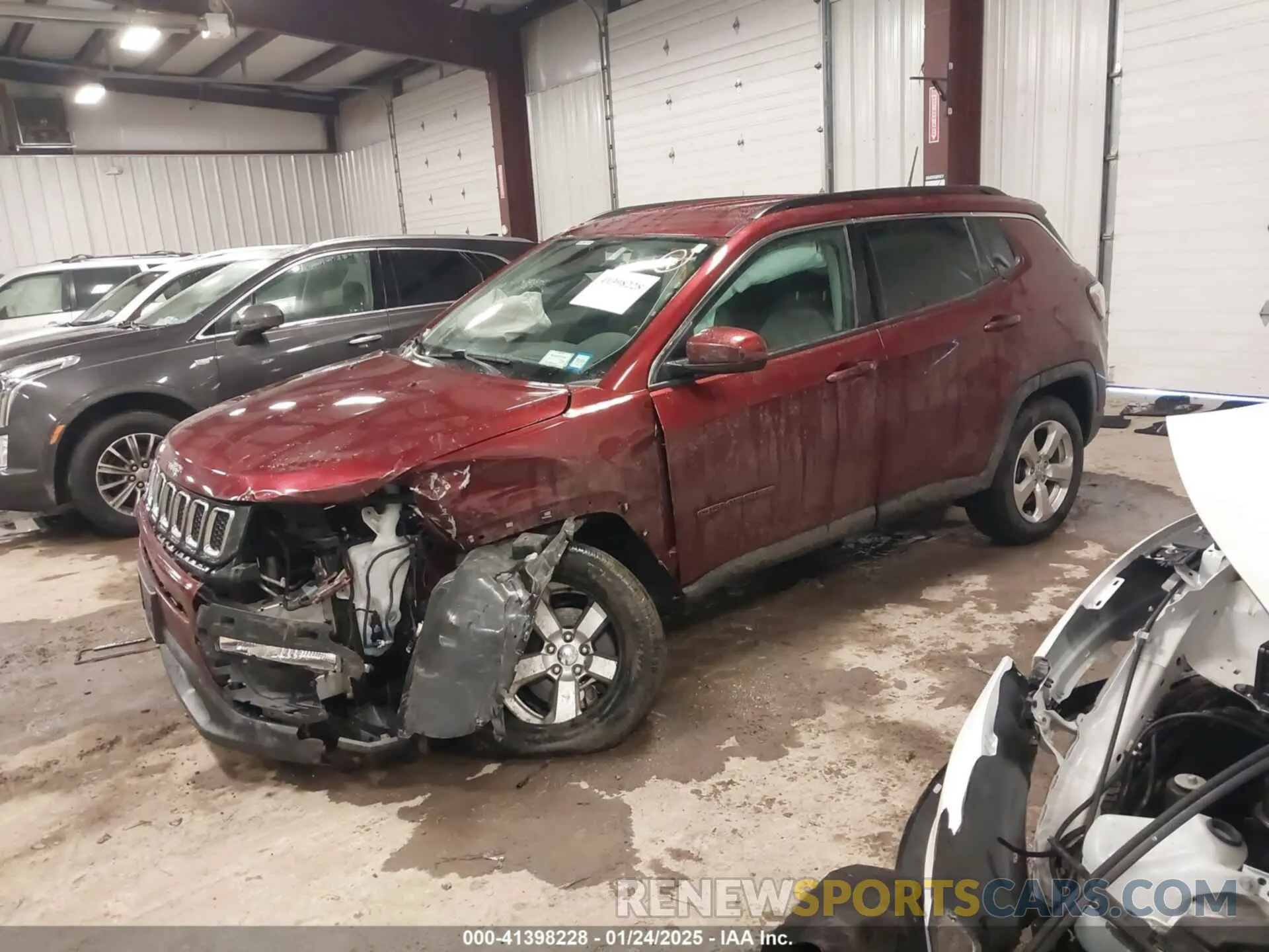 2 fotografías del automóvil dañado 3C4NJDBB9LT255911 JEEP COMPASS 2020