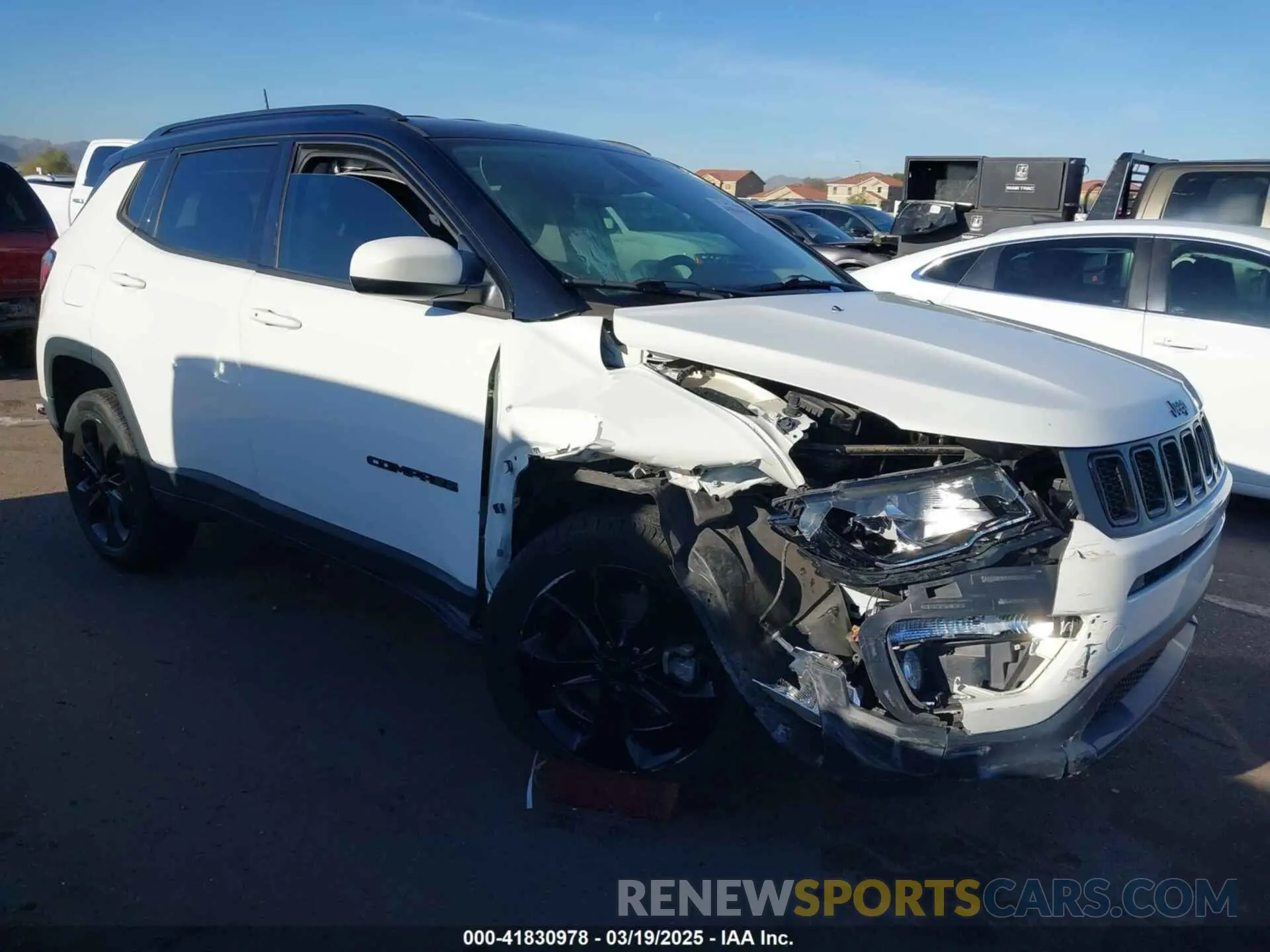 1 fotografías del automóvil dañado 3C4NJDBBXLT203932 JEEP COMPASS 2020