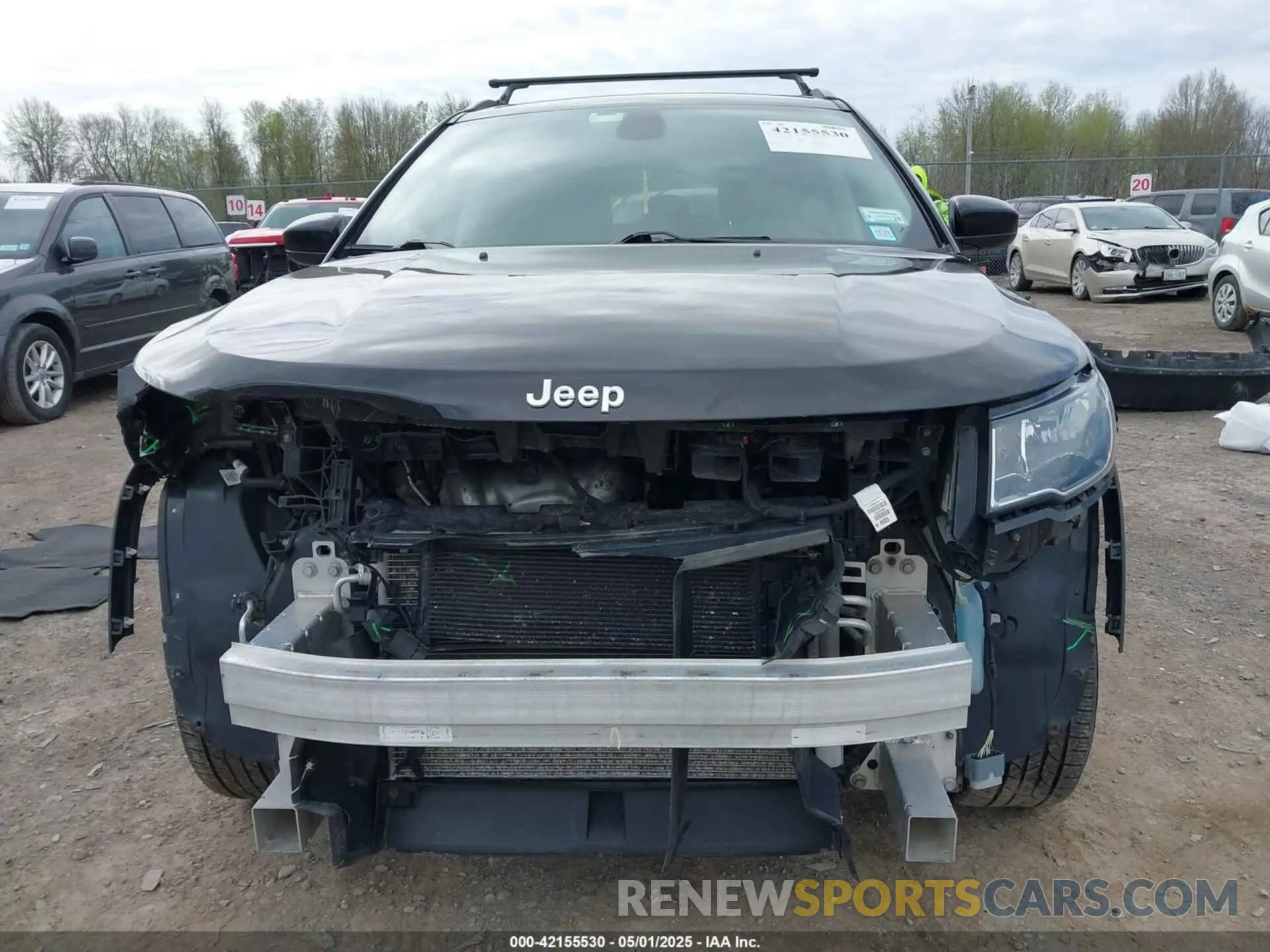 13 fotografías del automóvil dañado 3C4NJDBBXLT256632 JEEP COMPASS 2020