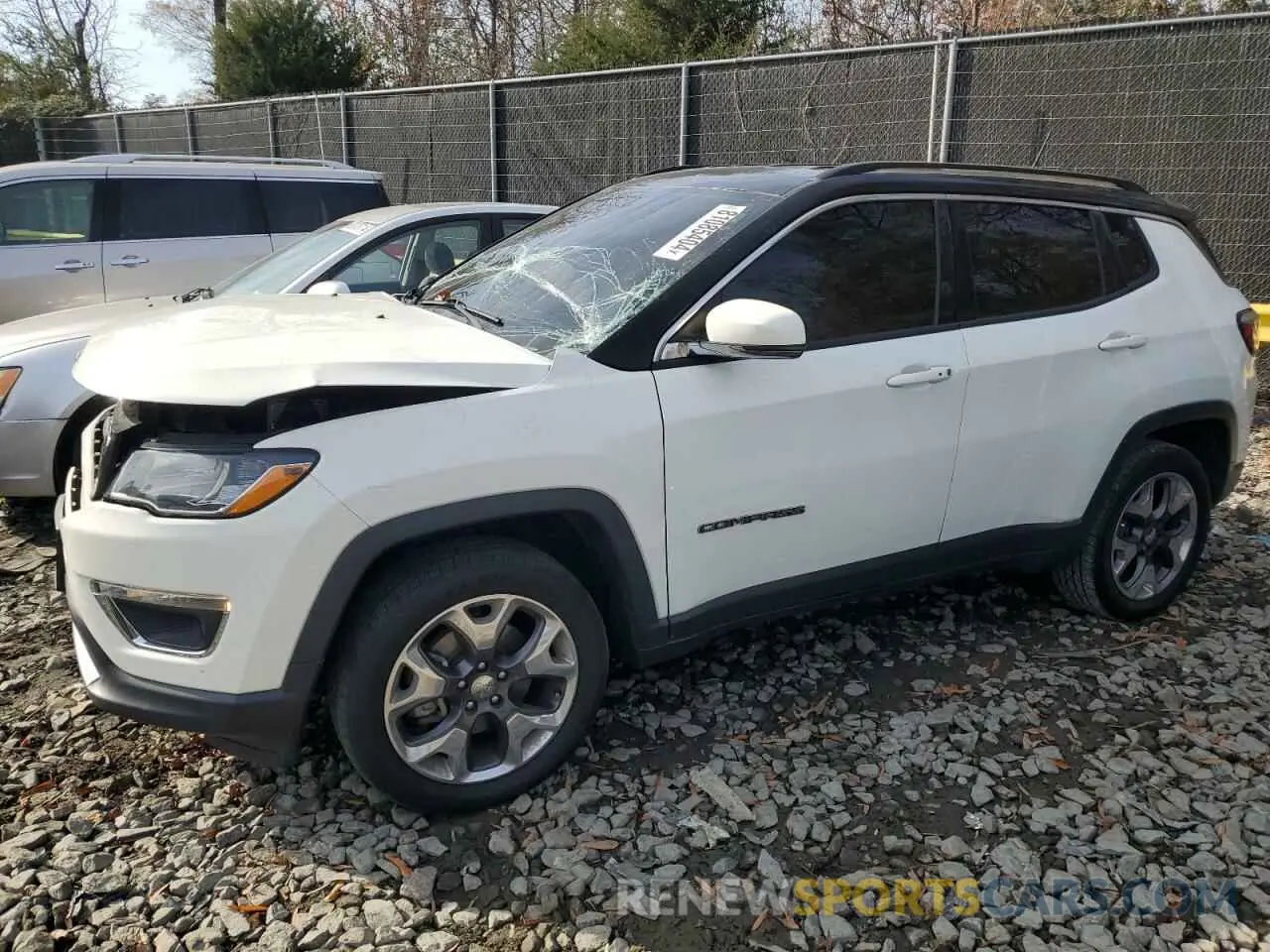 1 fotografías del automóvil dañado 3C4NJDCB0LT195905 JEEP COMPASS 2020