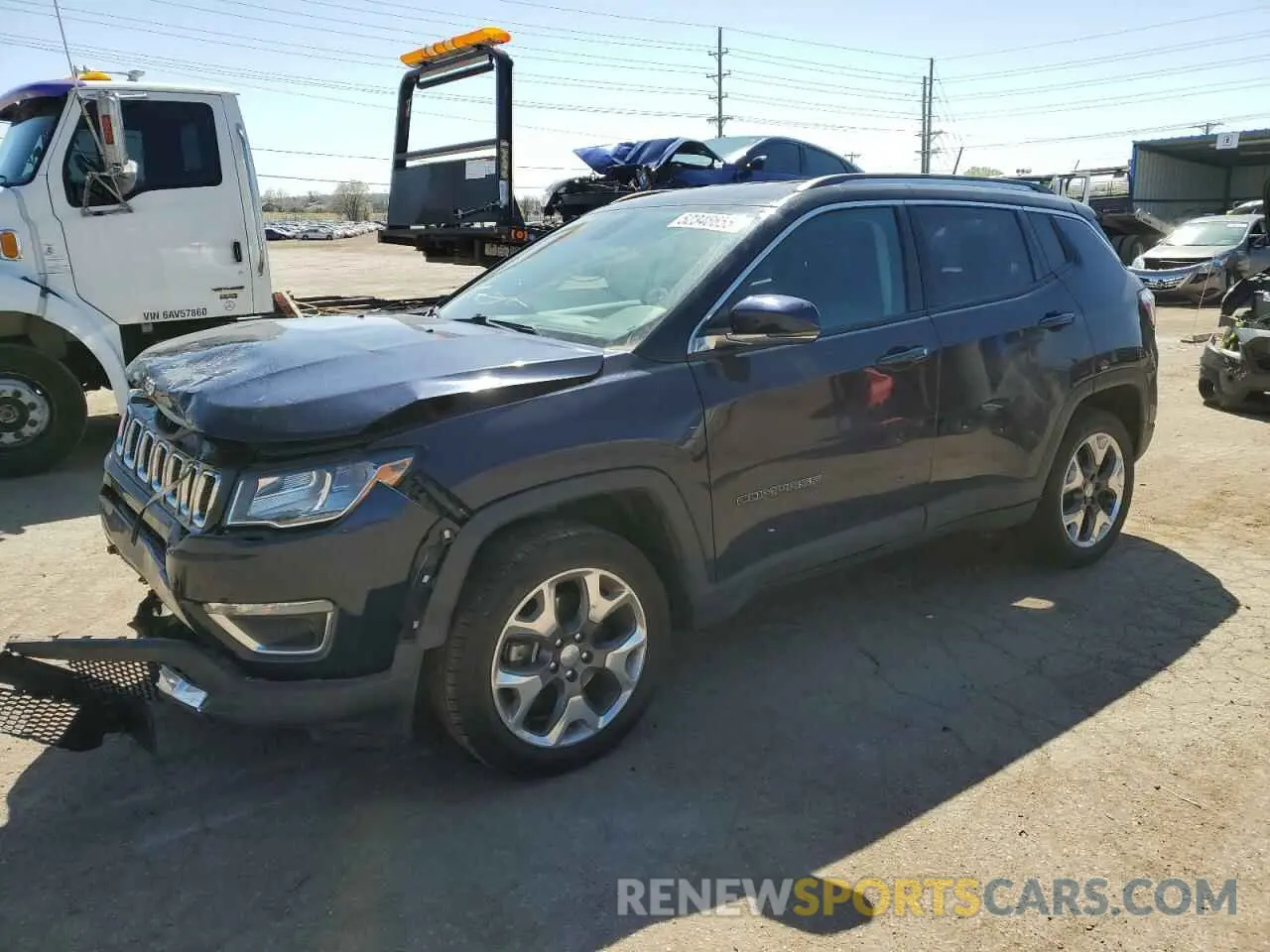 1 fotografías del automóvil dañado 3C4NJDCB0LT203629 JEEP COMPASS 2020