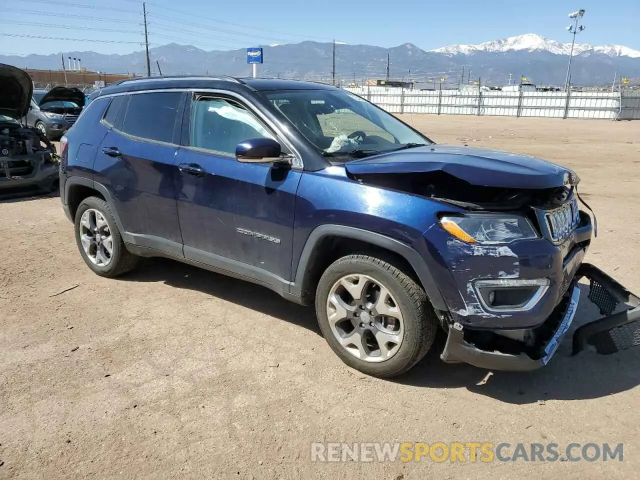 4 fotografías del automóvil dañado 3C4NJDCB0LT203629 JEEP COMPASS 2020