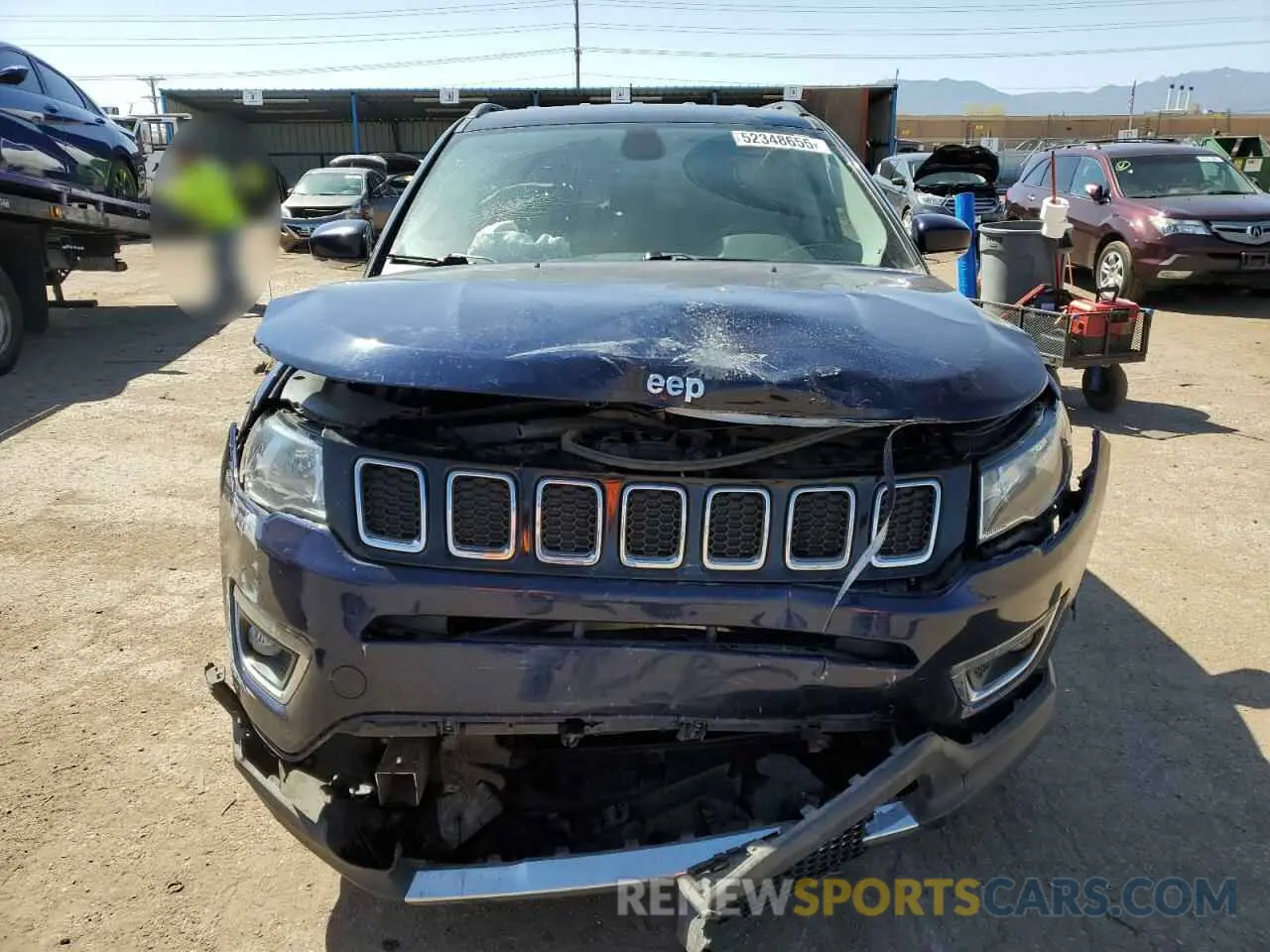 5 fotografías del automóvil dañado 3C4NJDCB0LT203629 JEEP COMPASS 2020