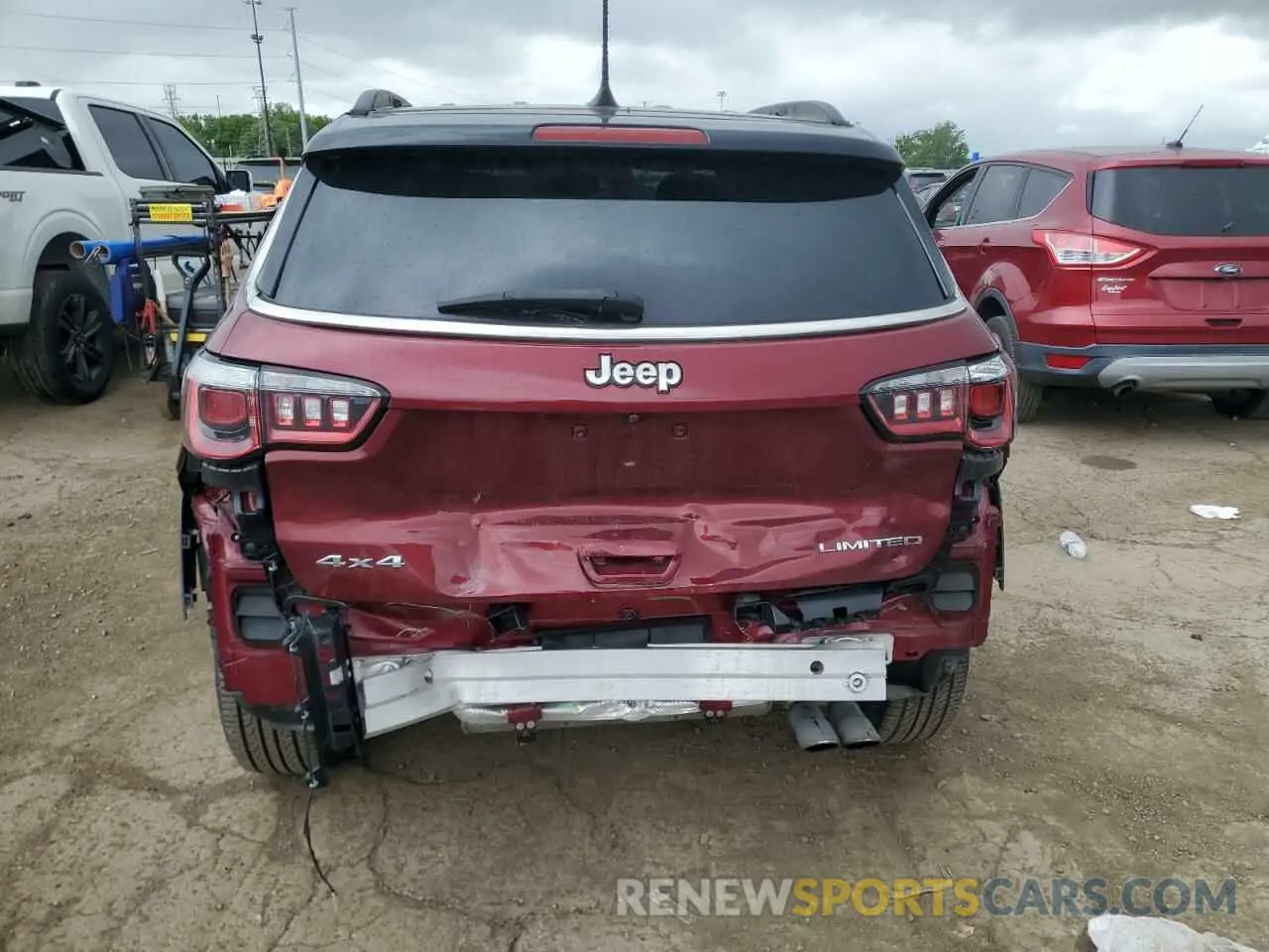 6 fotografías del automóvil dañado 3C4NJDCB0LT233813 JEEP COMPASS 2020