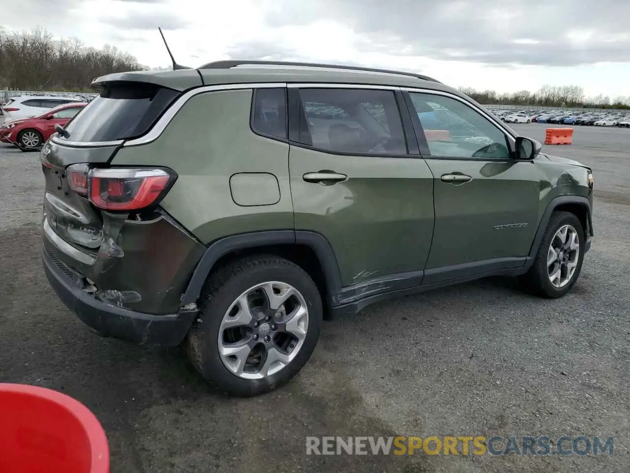 3 fotografías del automóvil dañado 3C4NJDCB1LT111686 JEEP COMPASS 2020