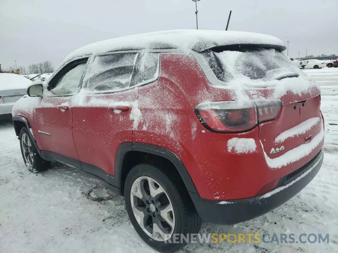2 fotografías del automóvil dañado 3C4NJDCB1LT138936 JEEP COMPASS 2020