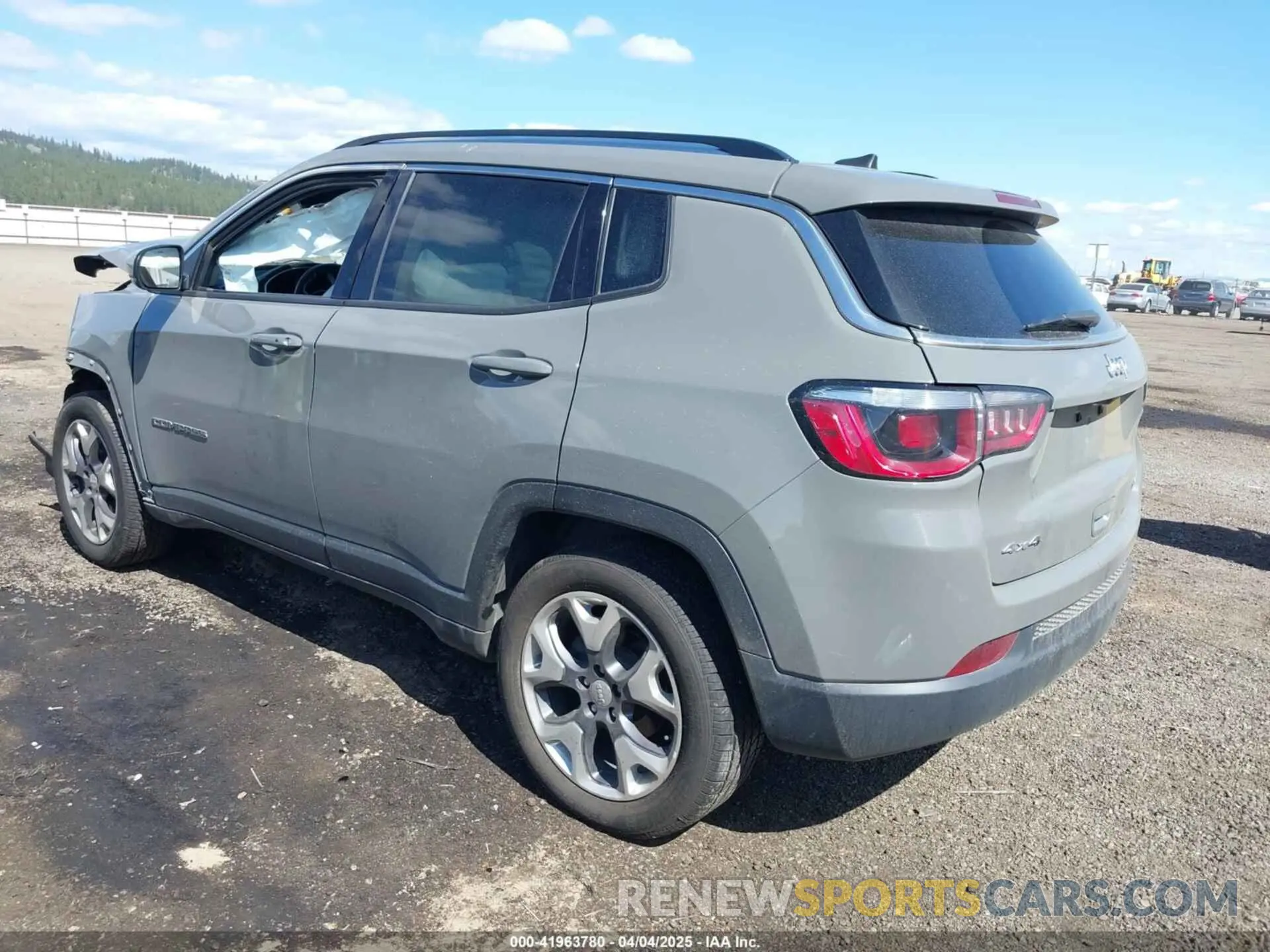 3 fotografías del automóvil dañado 3C4NJDCB1LT147944 JEEP COMPASS 2020
