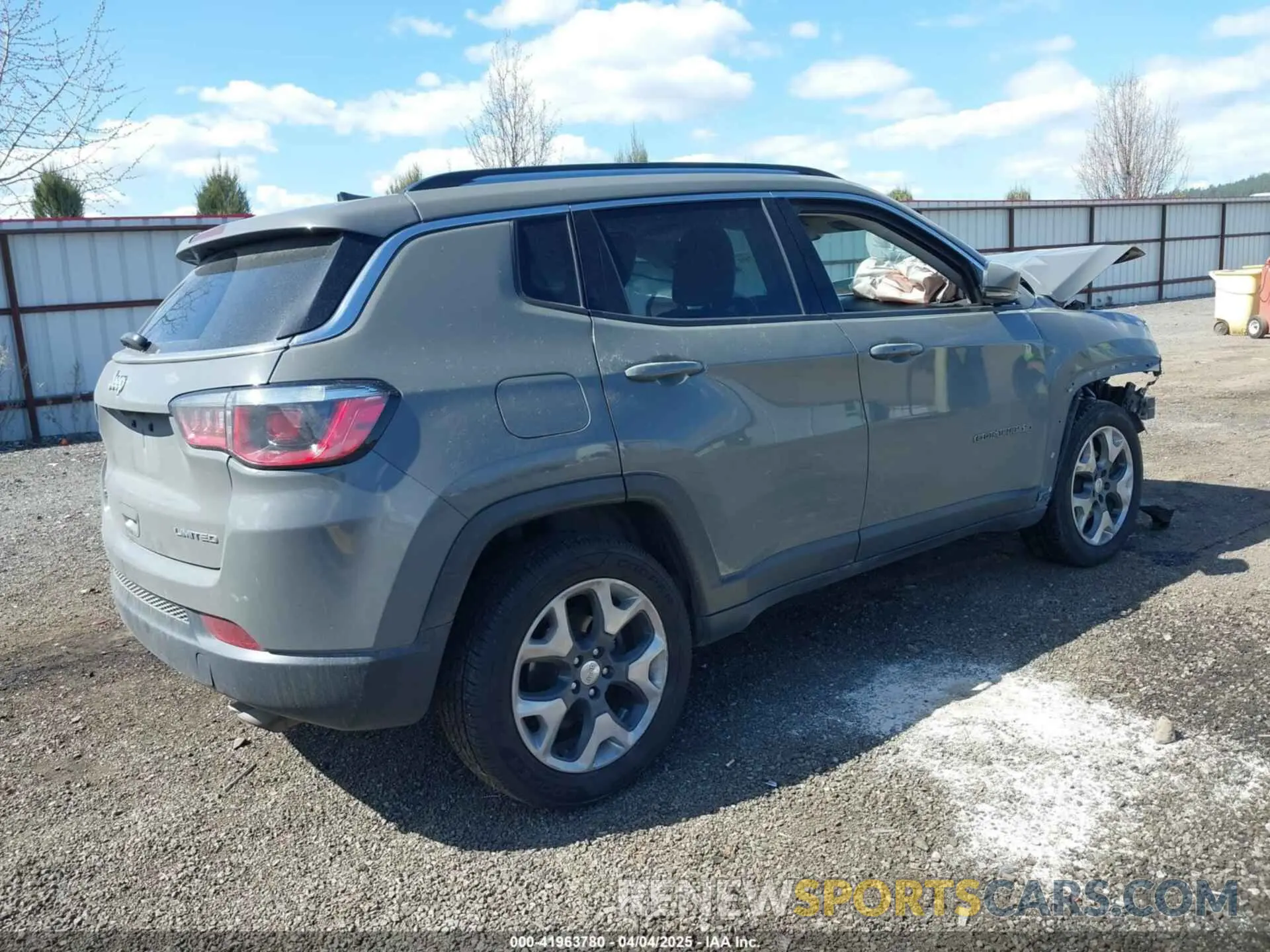 4 fotografías del automóvil dañado 3C4NJDCB1LT147944 JEEP COMPASS 2020