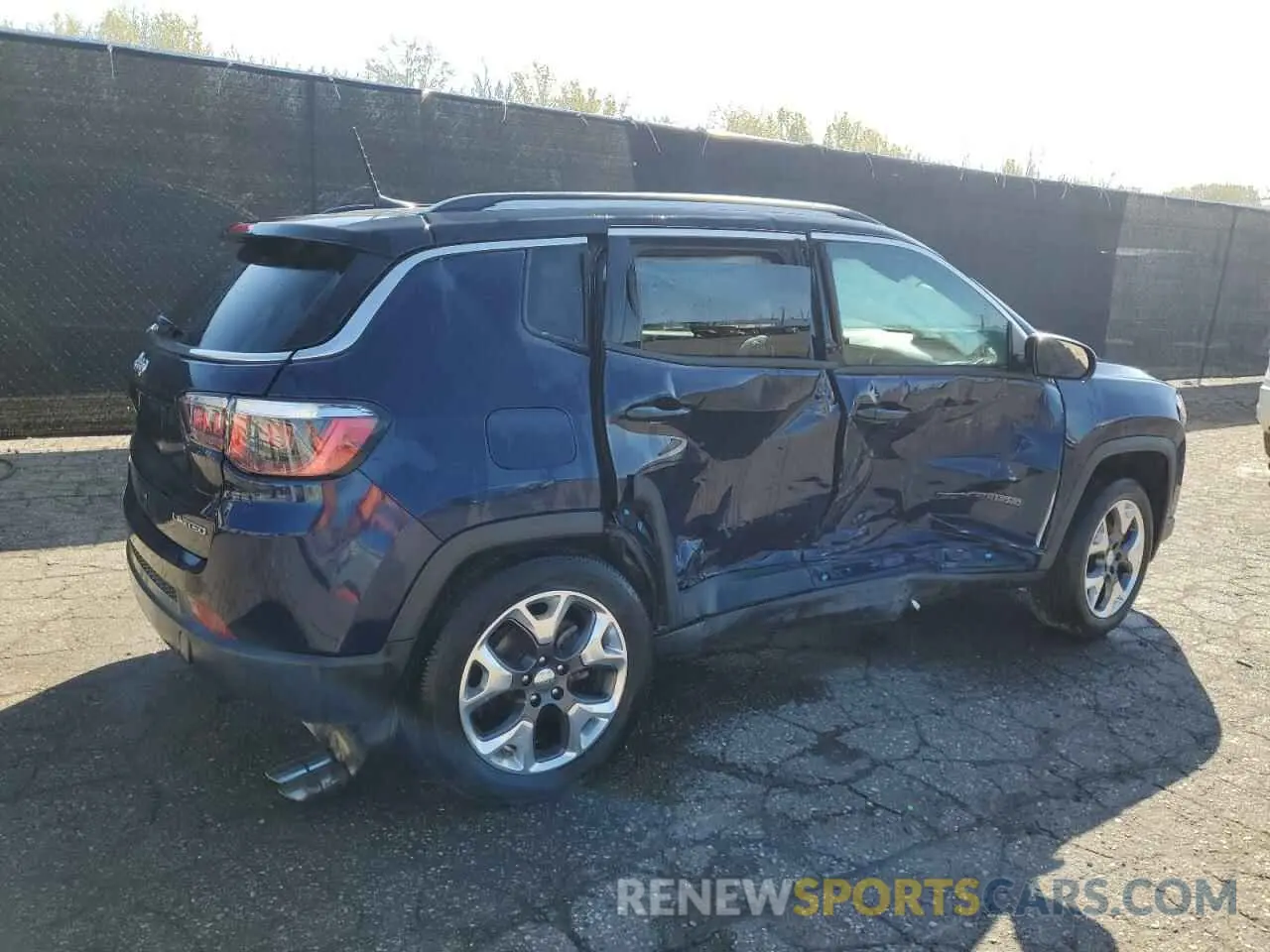 3 fotografías del automóvil dañado 3C4NJDCB2LT145796 JEEP COMPASS 2020