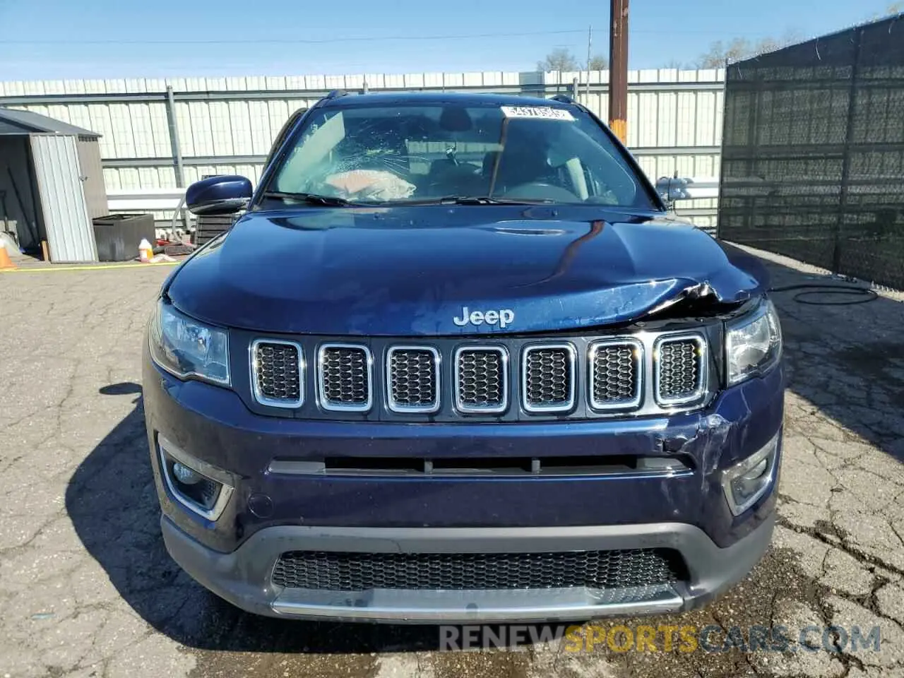 5 fotografías del automóvil dañado 3C4NJDCB2LT145796 JEEP COMPASS 2020