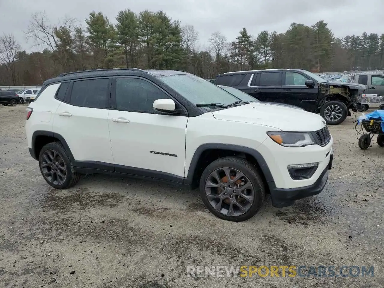 4 fotografías del automóvil dañado 3C4NJDCB2LT173758 JEEP COMPASS 2020