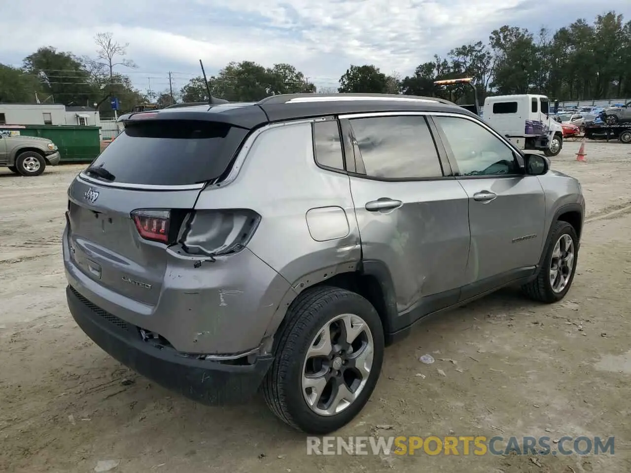 3 fotografías del automóvil dañado 3C4NJDCB3LT128070 JEEP COMPASS 2020