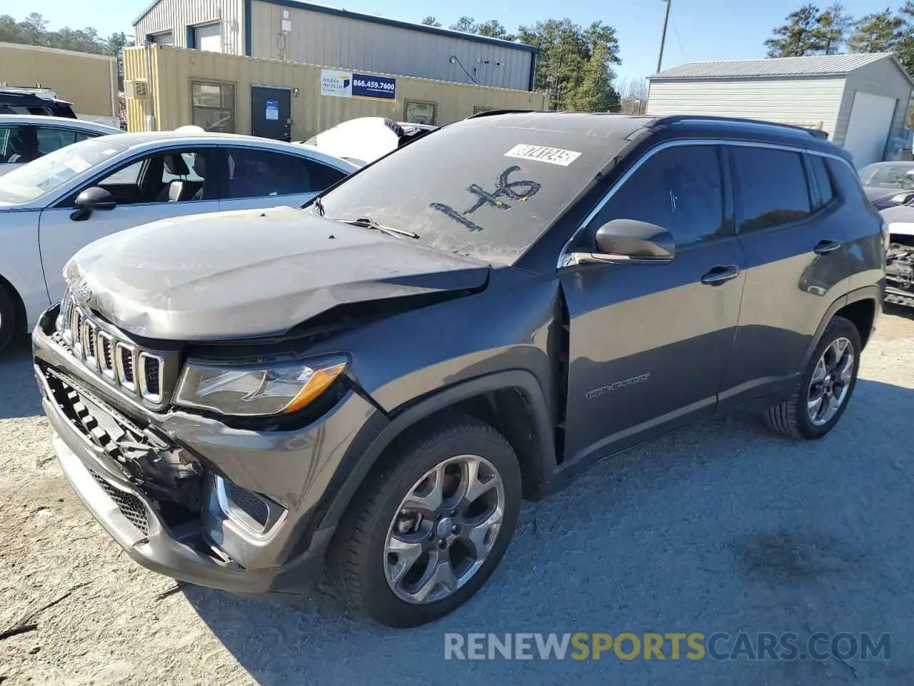 1 fotografías del automóvil dañado 3C4NJDCB3LT133060 JEEP COMPASS 2020