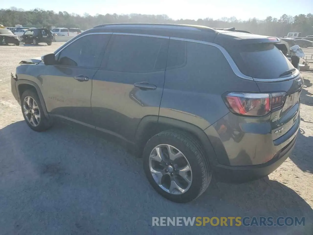 2 fotografías del automóvil dañado 3C4NJDCB3LT133060 JEEP COMPASS 2020