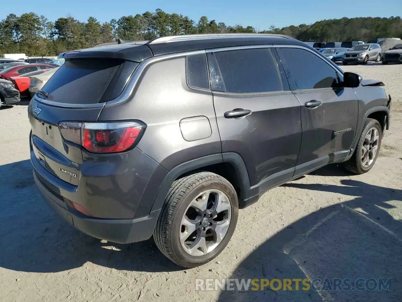 3 fotografías del automóvil dañado 3C4NJDCB3LT133060 JEEP COMPASS 2020
