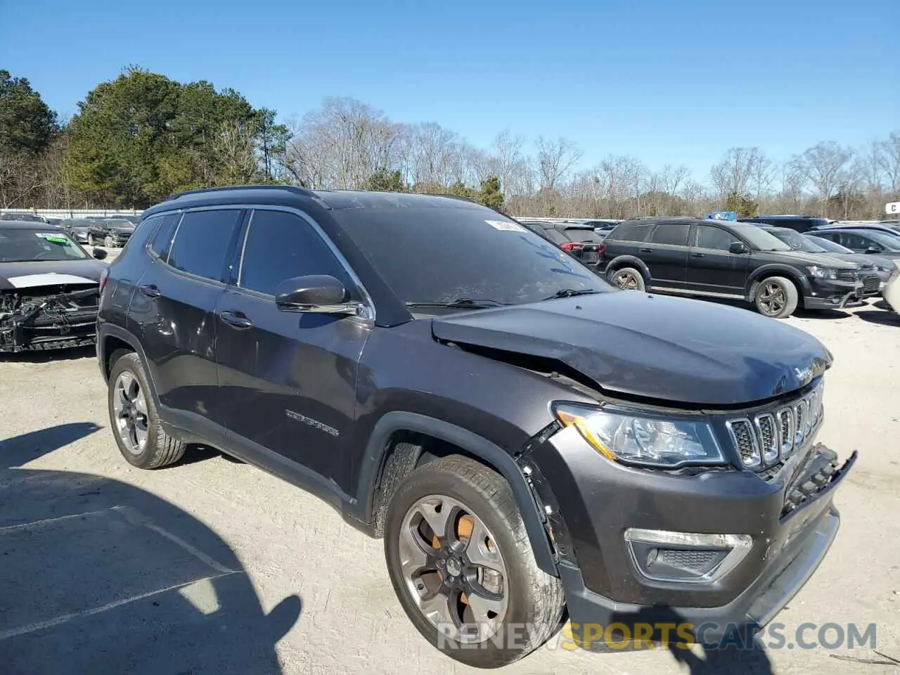 4 fotografías del automóvil dañado 3C4NJDCB3LT133060 JEEP COMPASS 2020