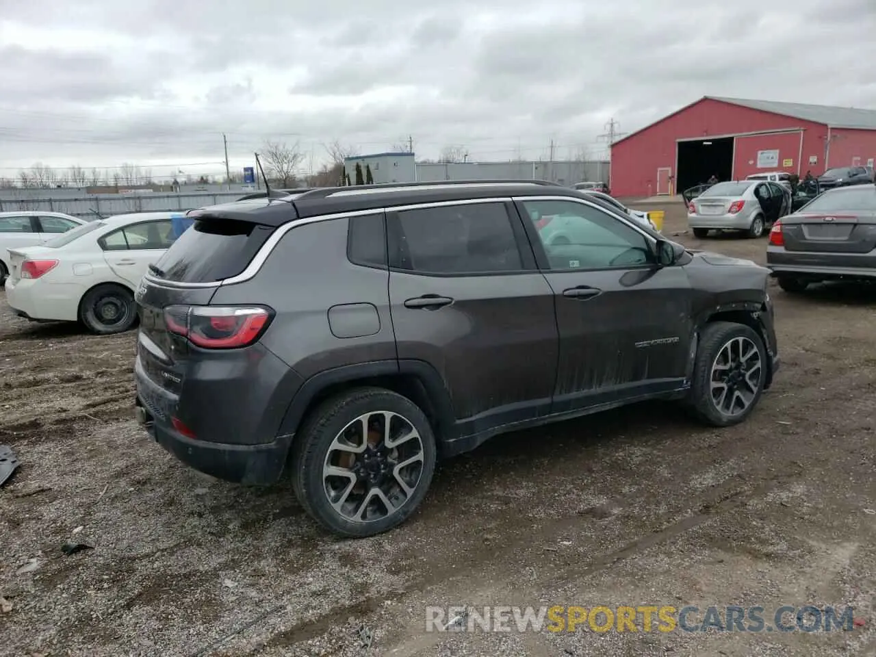 3 fotografías del automóvil dañado 3C4NJDCB4LT105946 JEEP COMPASS 2020