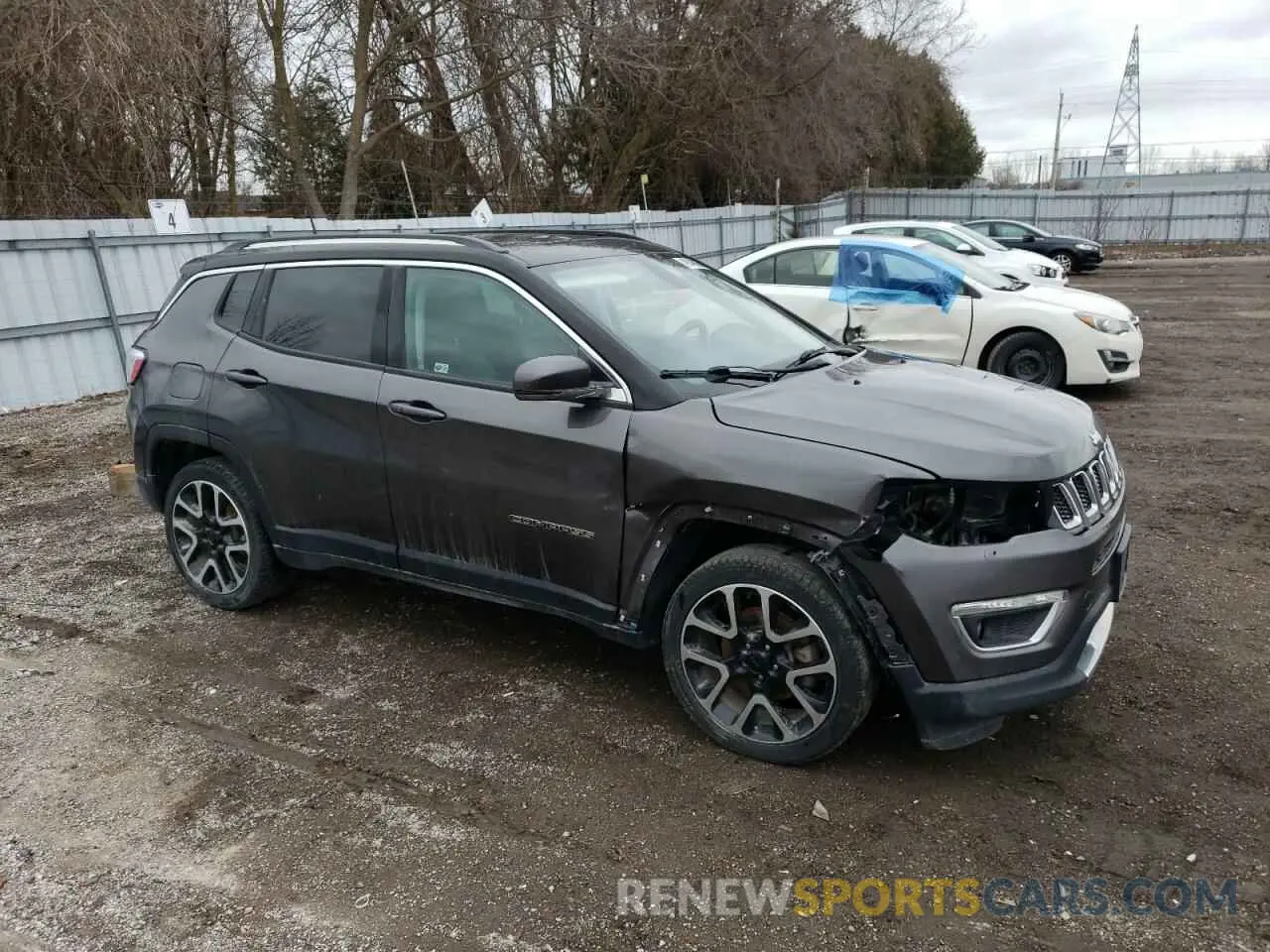 4 fotografías del automóvil dañado 3C4NJDCB4LT105946 JEEP COMPASS 2020