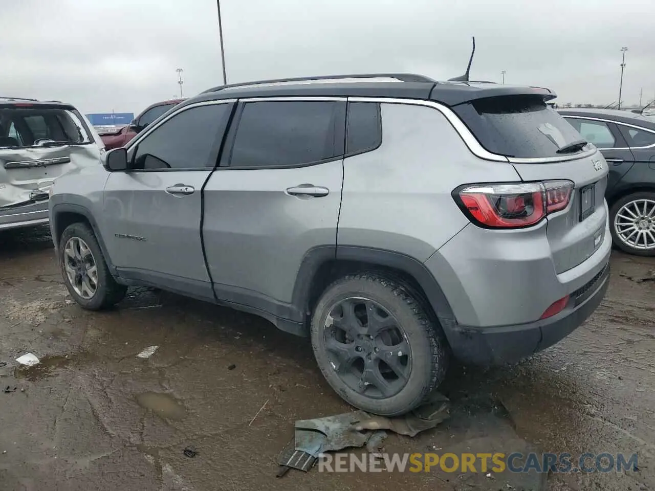 2 fotografías del automóvil dañado 3C4NJDCB4LT119930 JEEP COMPASS 2020