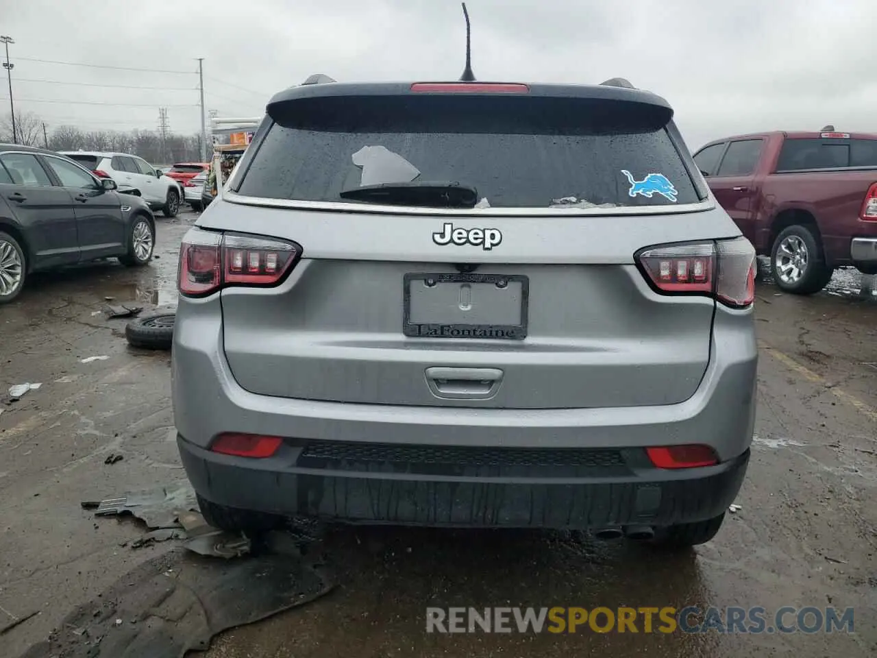 6 fotografías del automóvil dañado 3C4NJDCB4LT119930 JEEP COMPASS 2020