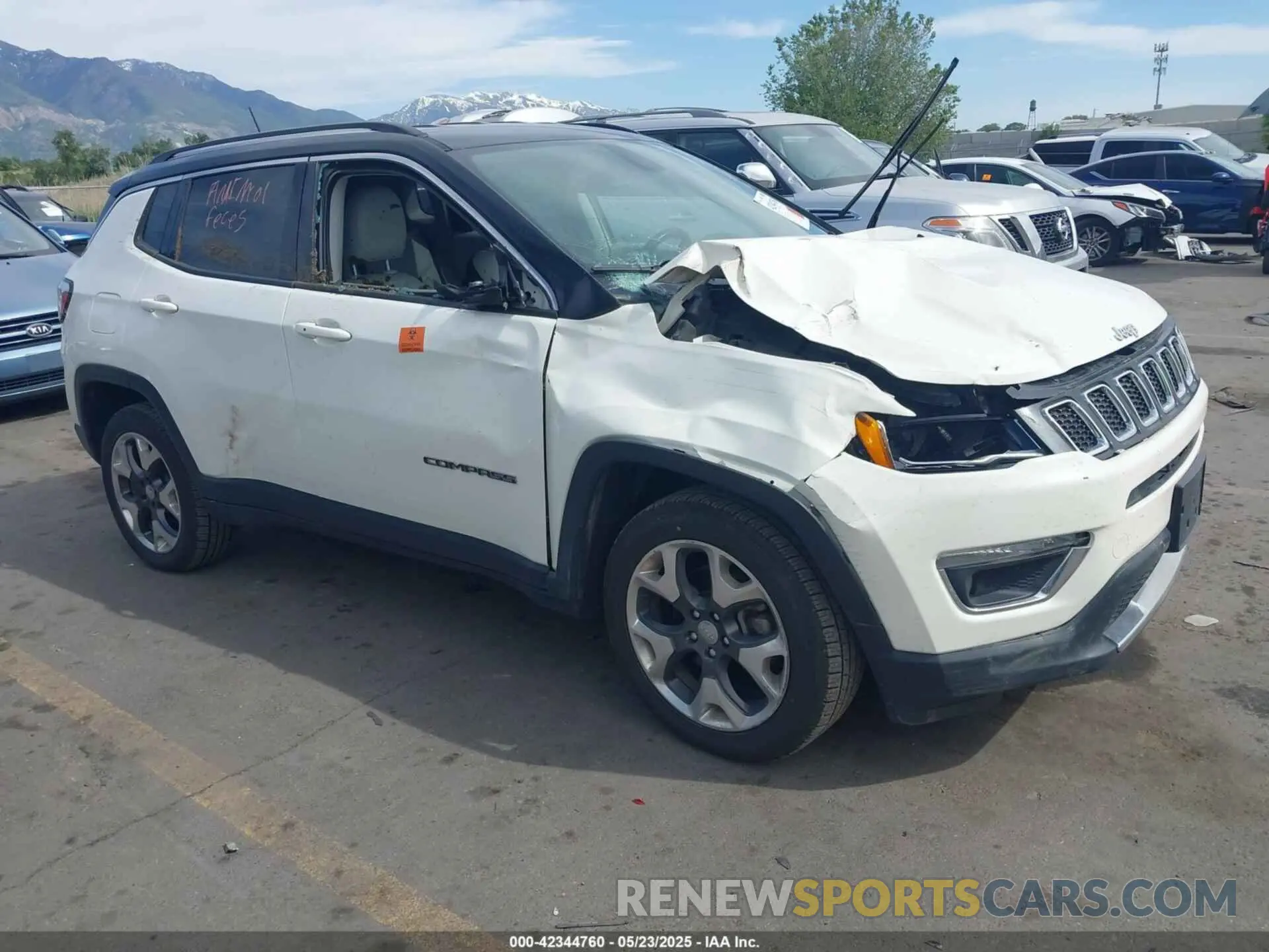 1 fotografías del automóvil dañado 3C4NJDCB4LT122066 JEEP COMPASS 2020