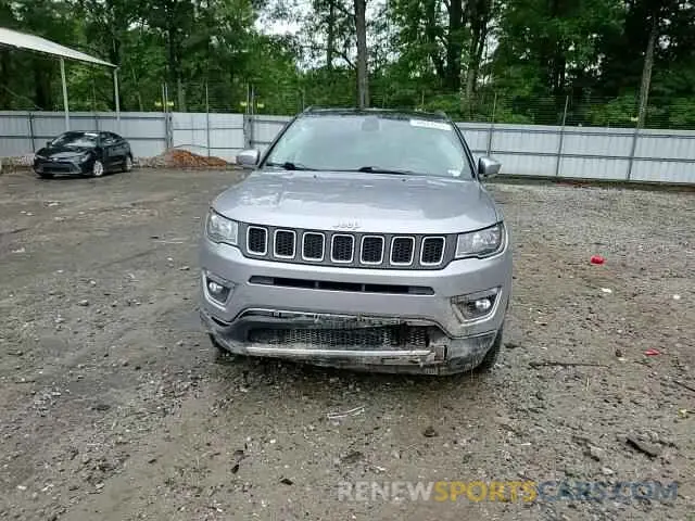 14 fotografías del automóvil dañado 3C4NJDCB4LT204301 JEEP COMPASS 2020
