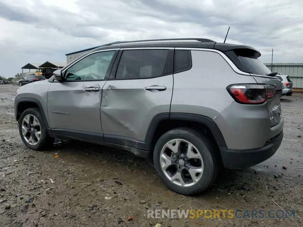 2 fotografías del automóvil dañado 3C4NJDCB4LT204301 JEEP COMPASS 2020