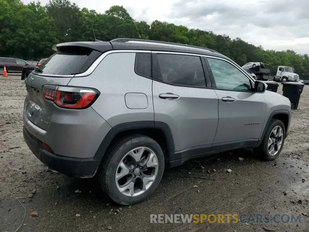 3 fotografías del automóvil dañado 3C4NJDCB4LT204301 JEEP COMPASS 2020