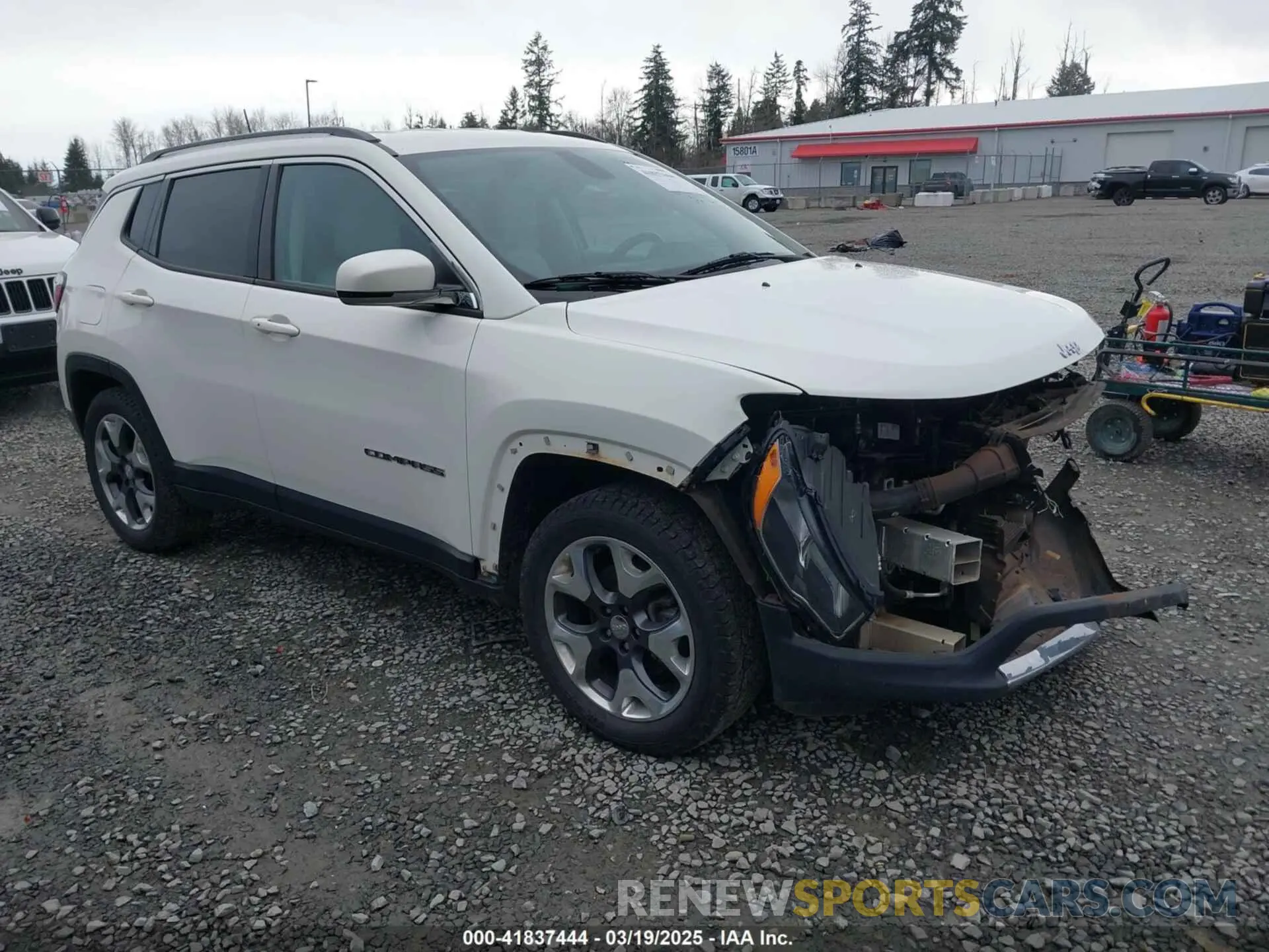 1 fotografías del automóvil dañado 3C4NJDCB5LT153584 JEEP COMPASS 2020