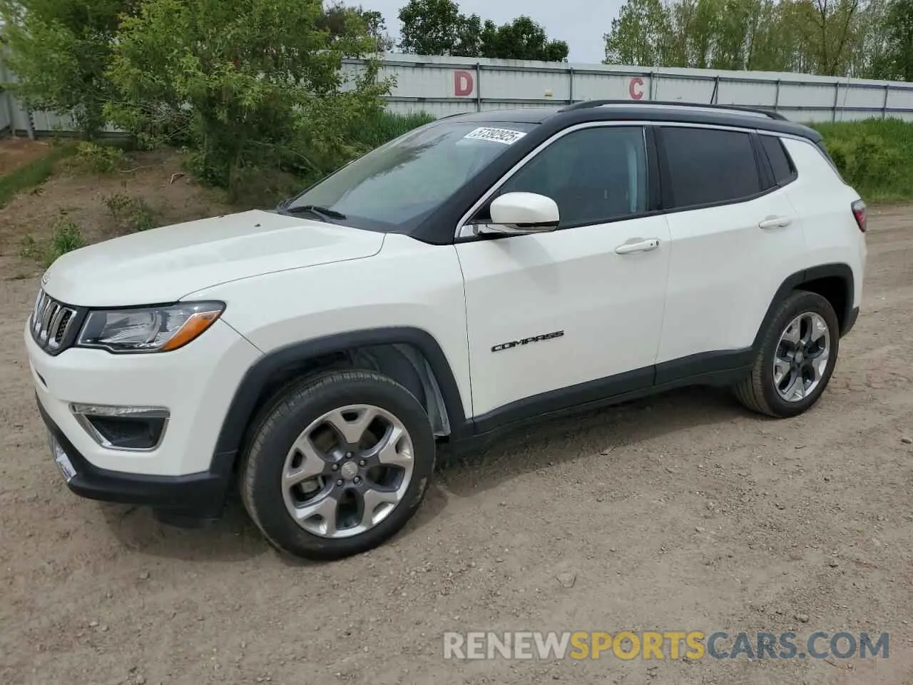 1 fotografías del automóvil dañado 3C4NJDCB5LT193843 JEEP COMPASS 2020