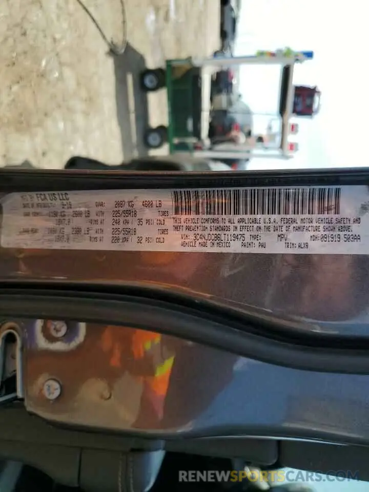 13 fotografías del automóvil dañado 3C4NJDCB6LT119475 JEEP COMPASS 2020