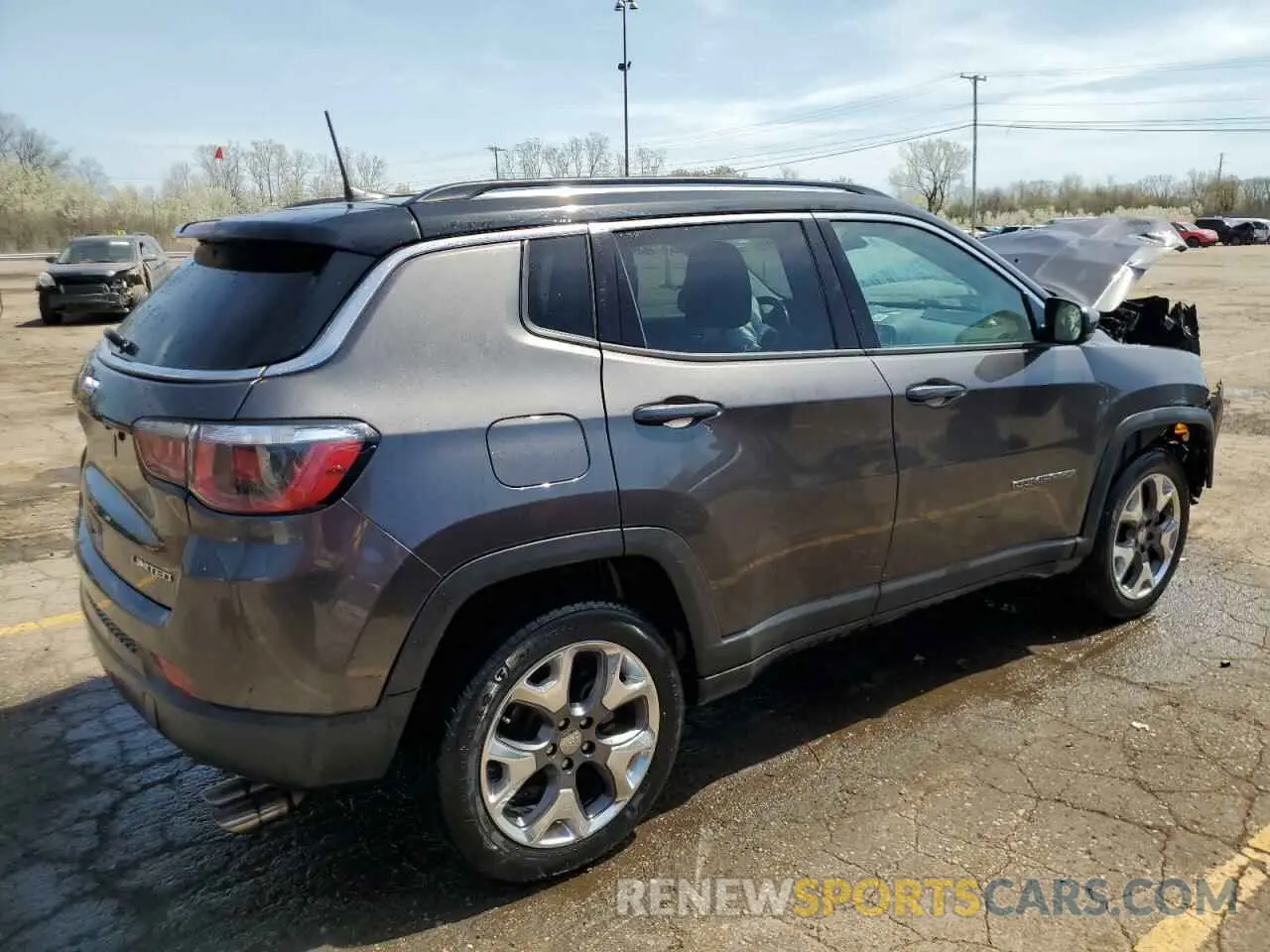 3 fotografías del automóvil dañado 3C4NJDCB6LT119475 JEEP COMPASS 2020
