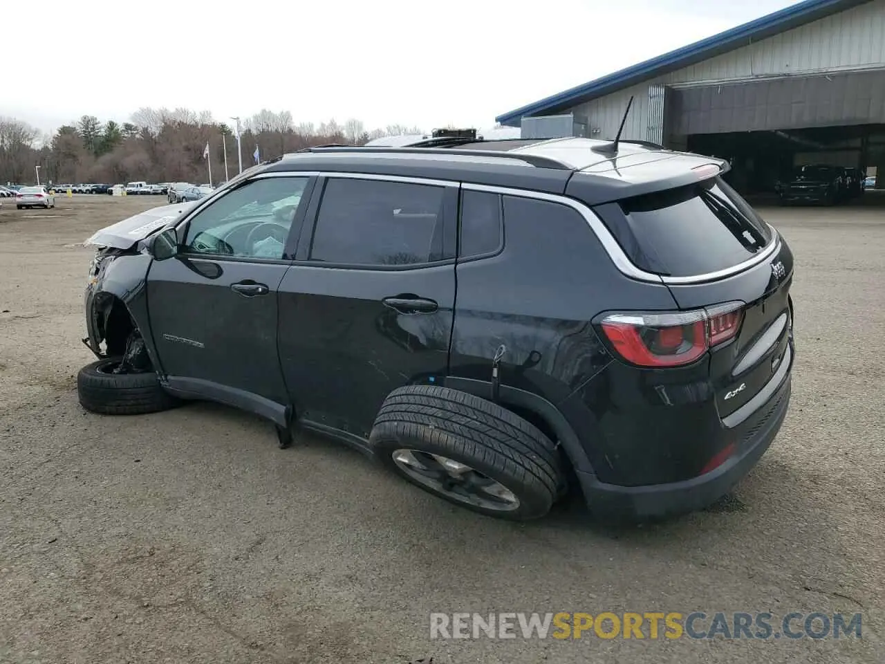 2 fotografías del automóvil dañado 3C4NJDCB6LT154078 JEEP COMPASS 2020