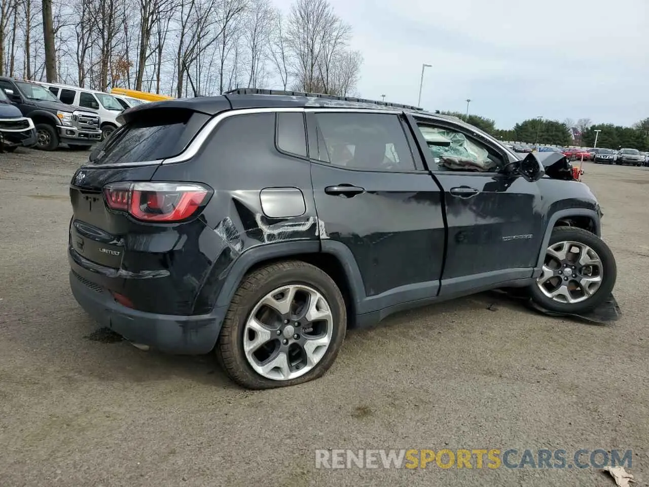 3 fotografías del automóvil dañado 3C4NJDCB6LT154078 JEEP COMPASS 2020